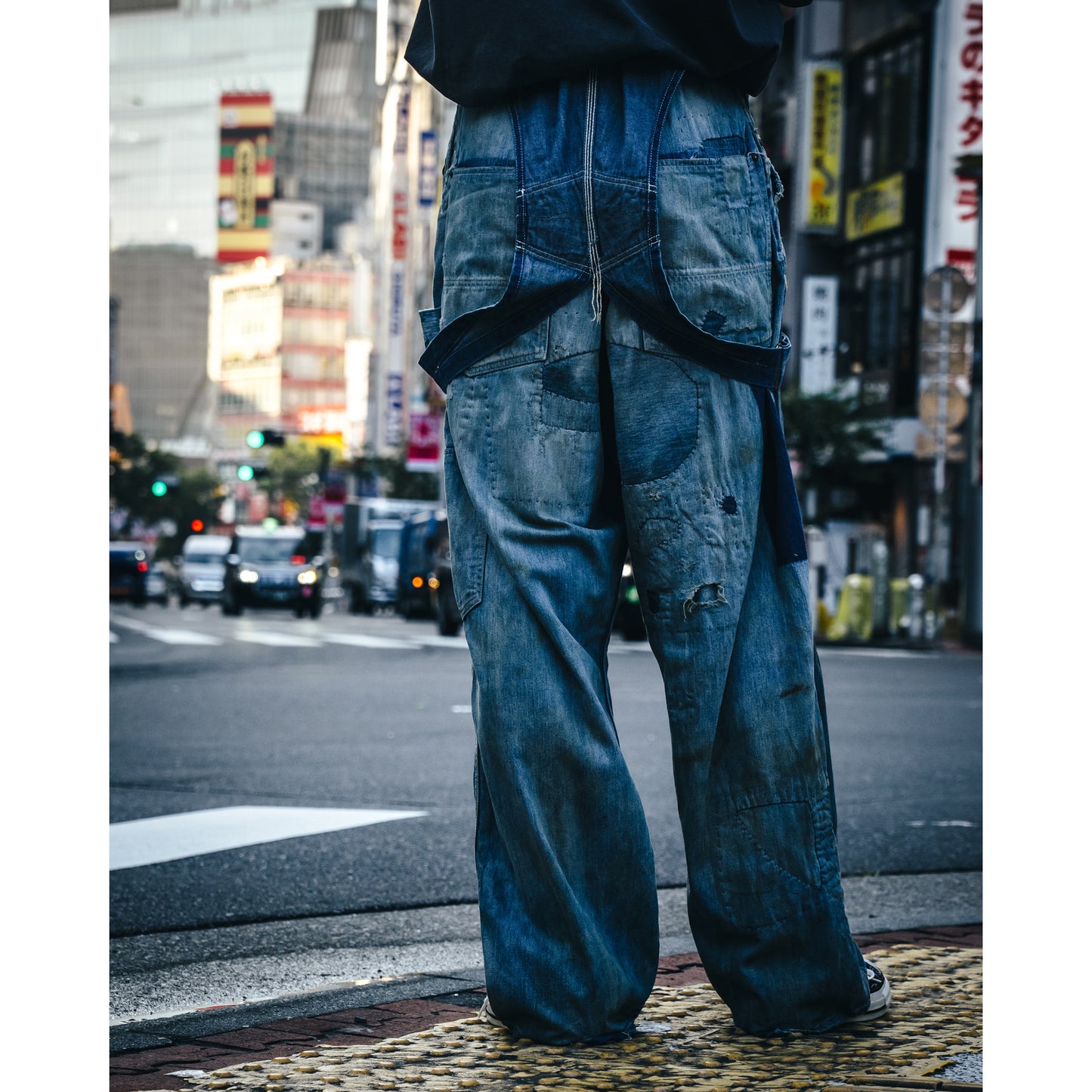 OVERALL/DAMAGE / BLUE