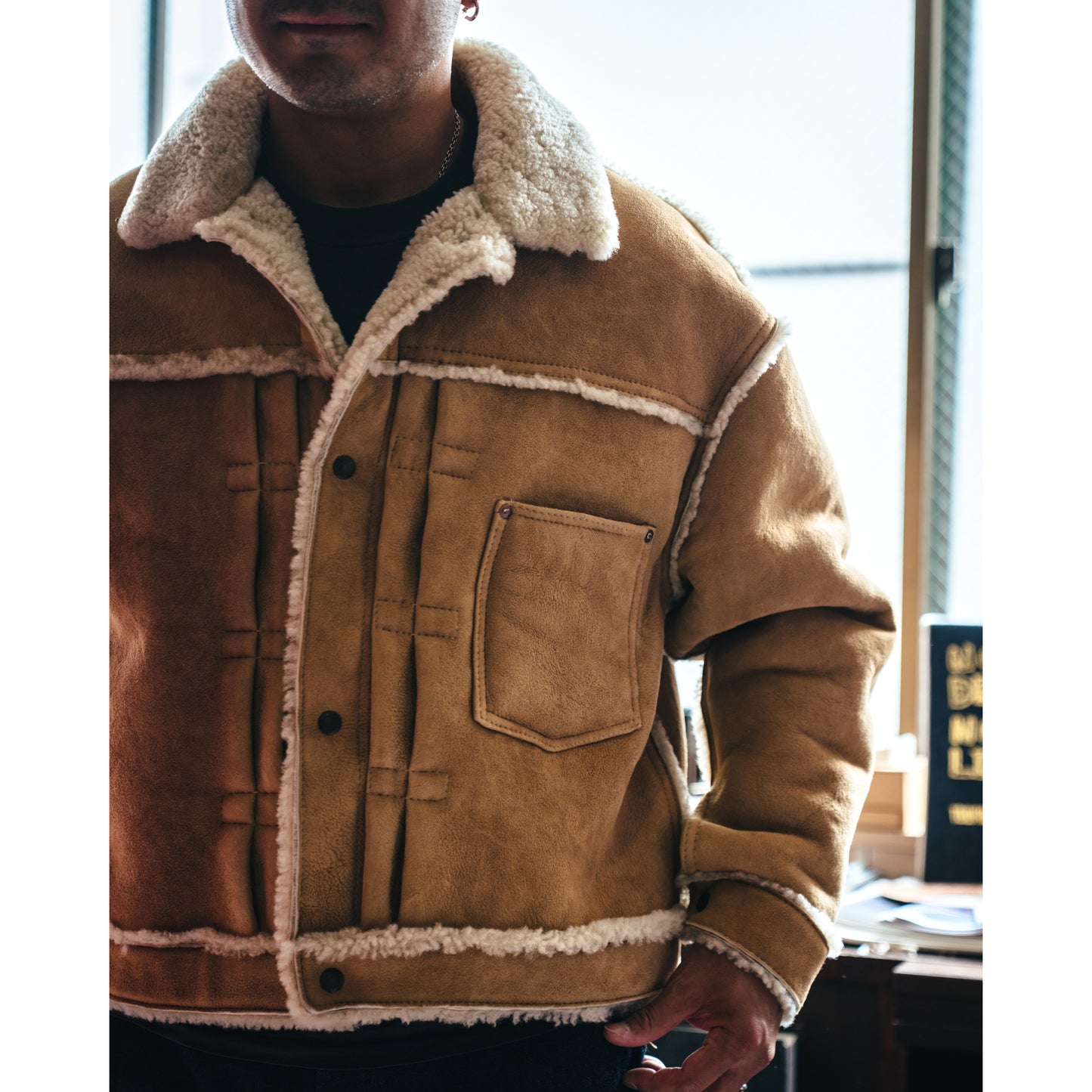 SAINT Mxxxxxx x BerBerJin BB_MOUTON JACKET/MOUTON / BEIGE
