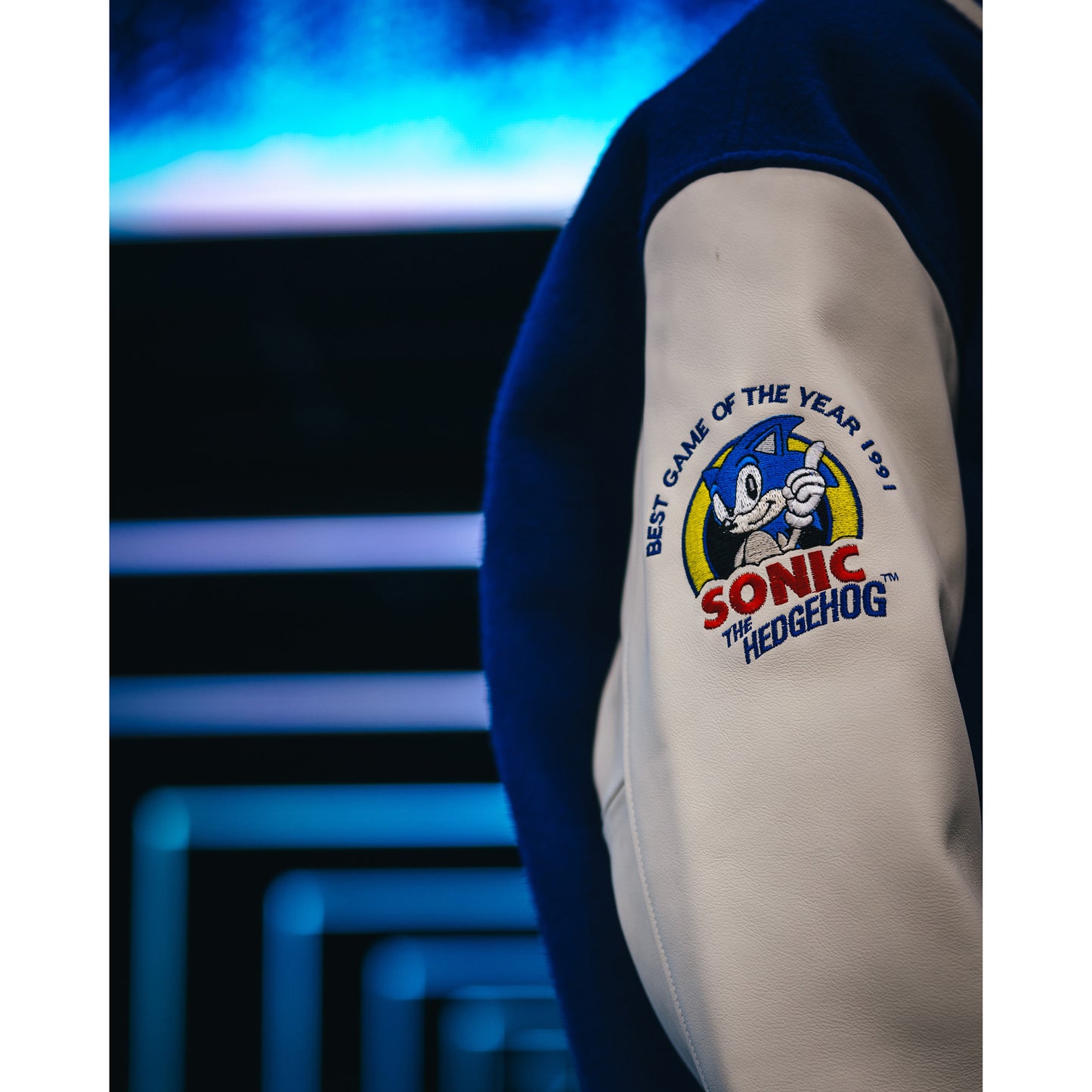SAINT Mxxxxxx × SEGA SG_VARSITY JKT/SAINT SEGA / BLUE