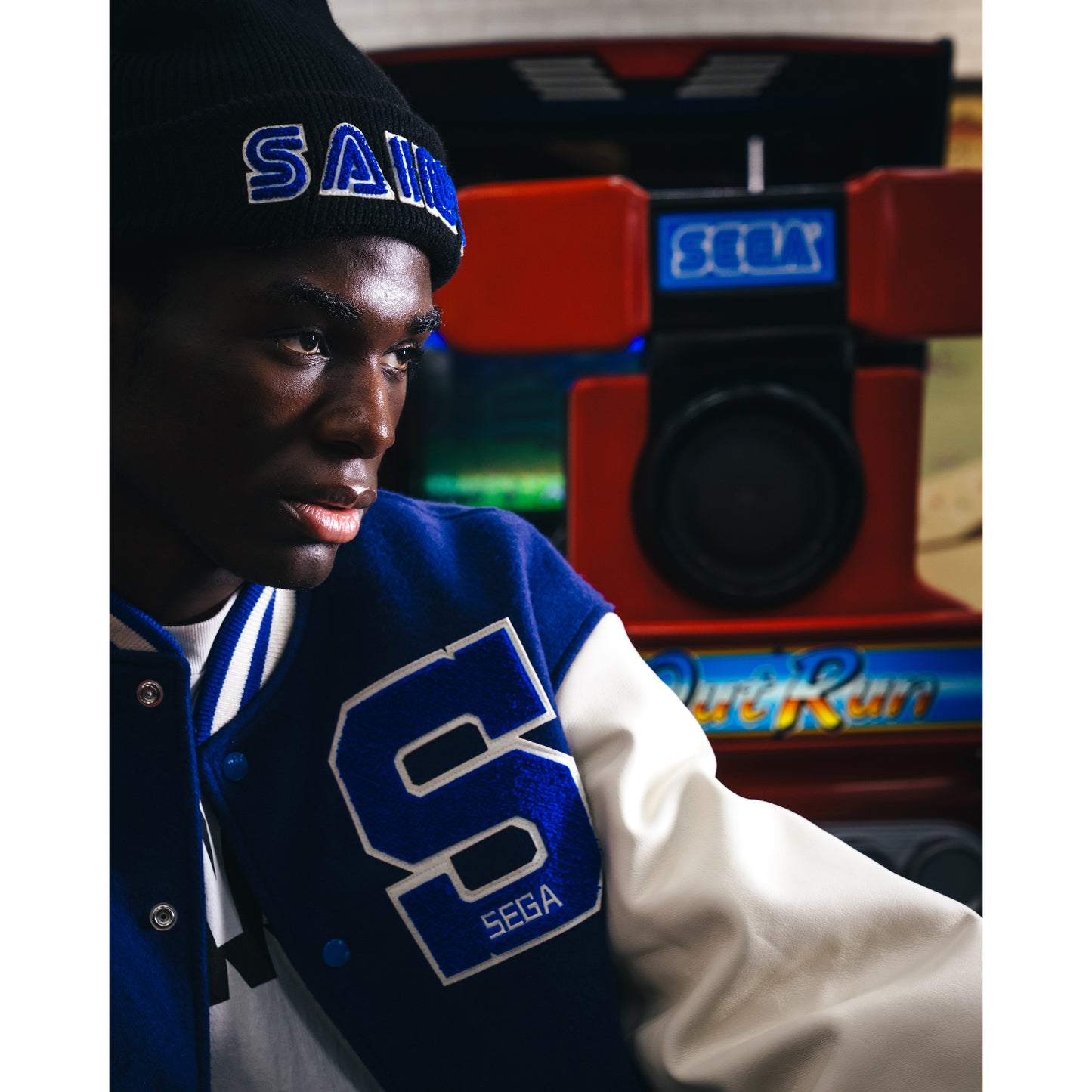 SAINT Mxxxxxx x SEGA SG_KNIT CAP/SAINT SEGA / BLACK