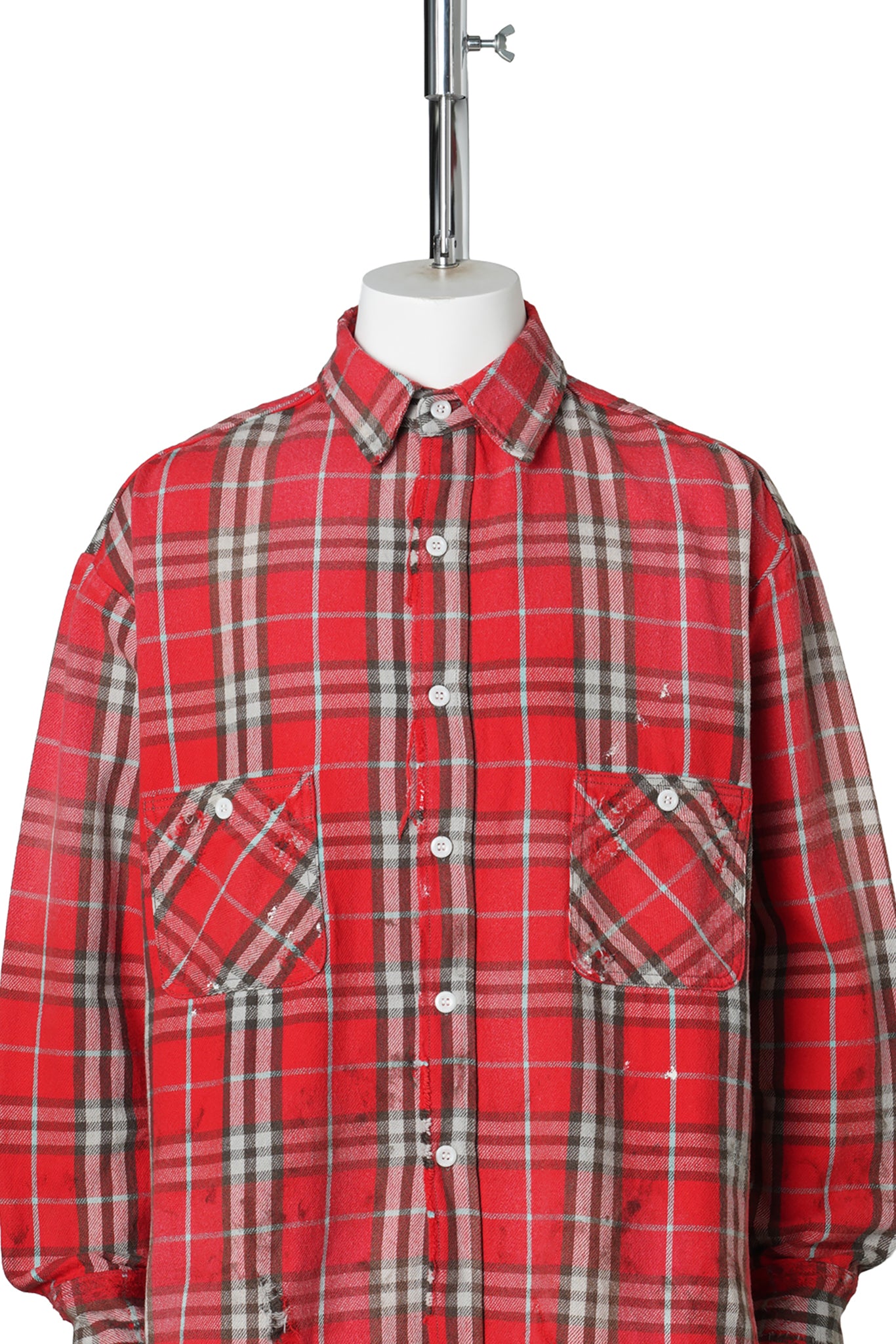 FLANNEL SHIRT/CHECK / RED