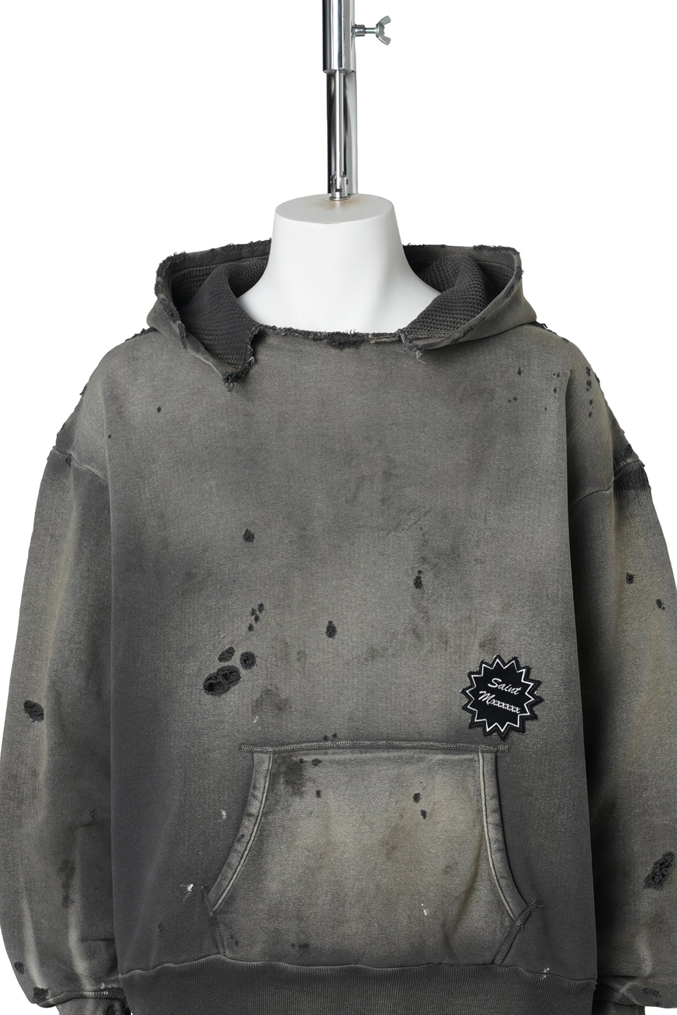 HOODIE/DOUBLE FACE / BLACK