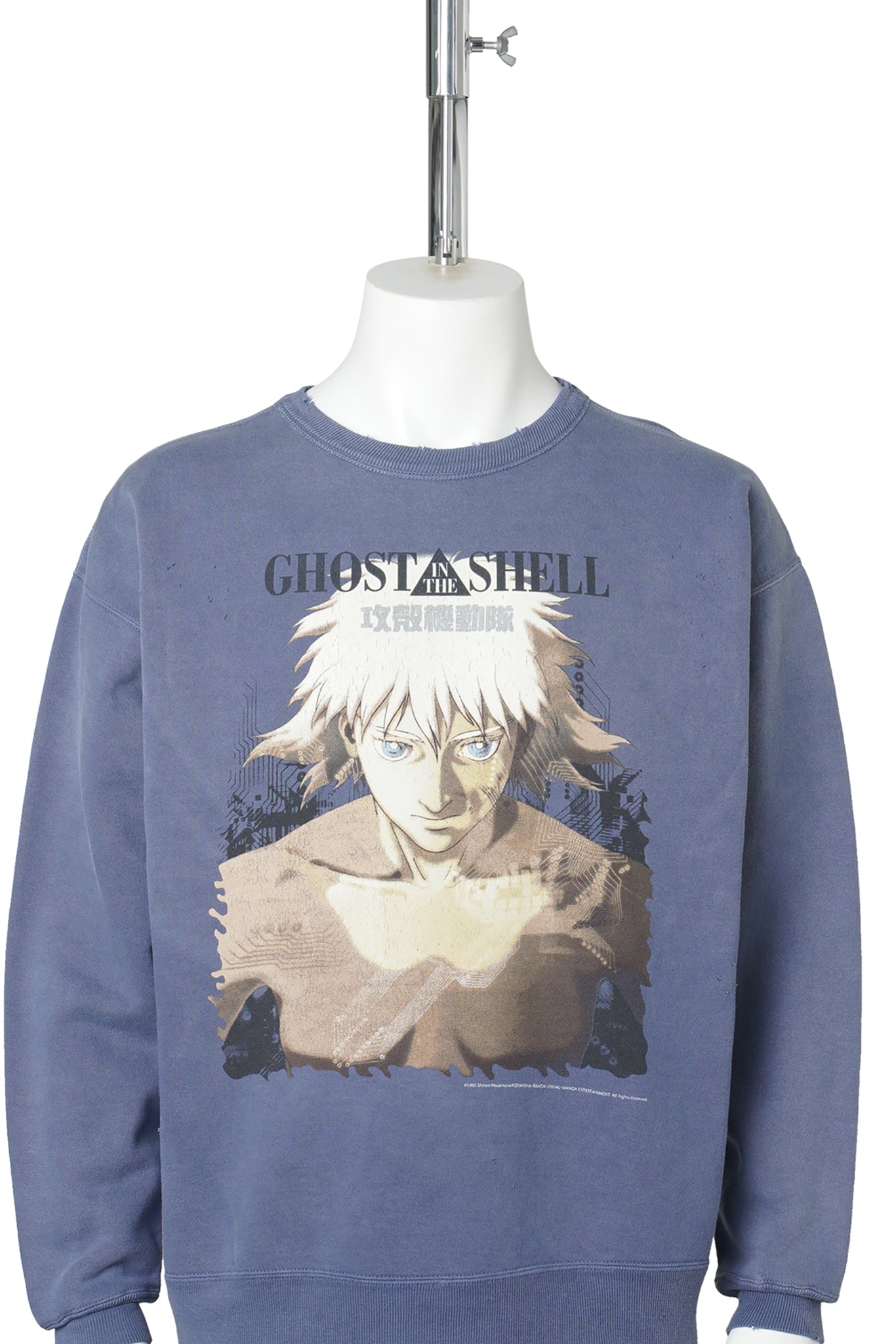 攻殻機動隊 CREW NECK SWEAT/GST IN THE SHELL / NAVY
