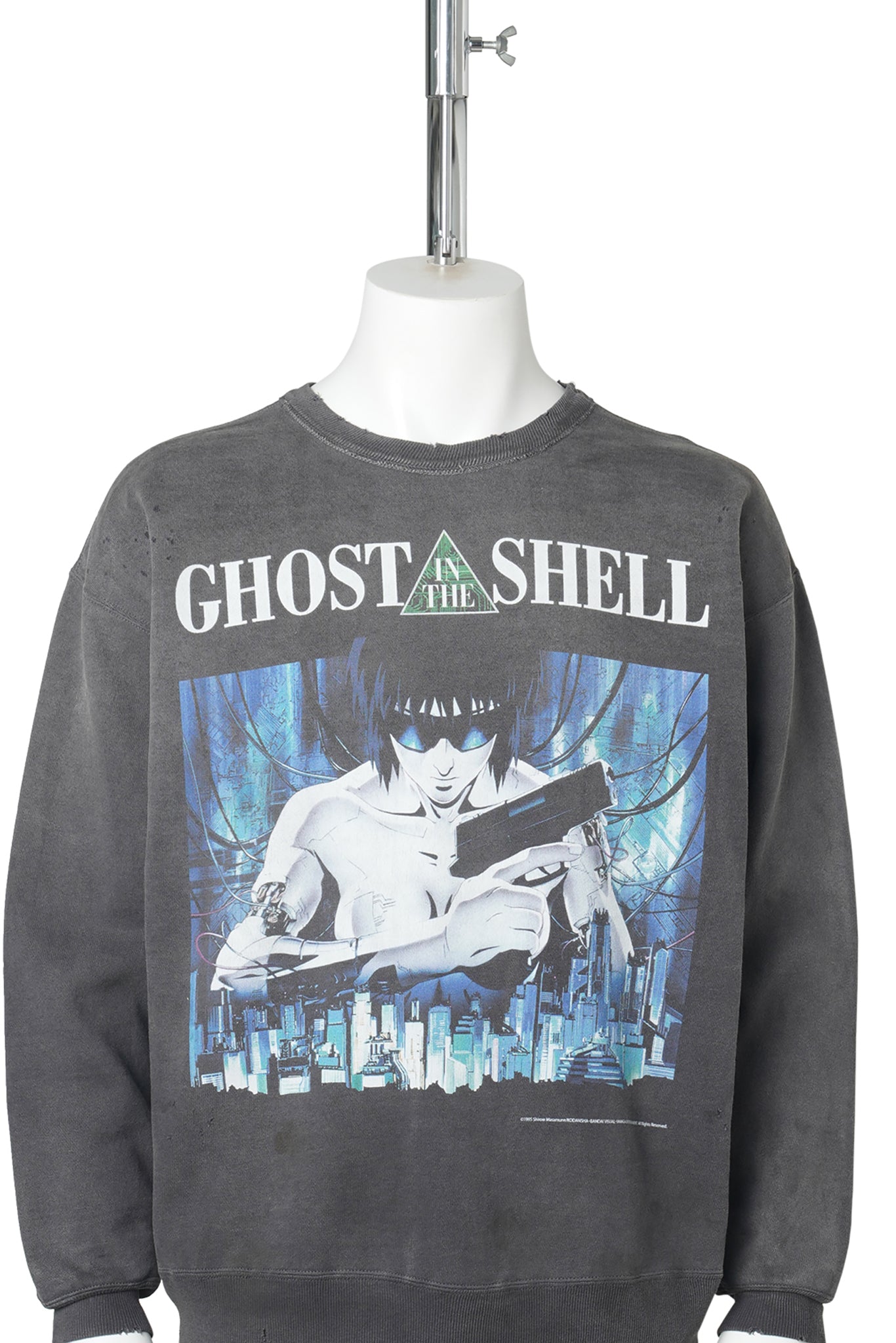 攻殻機動隊 CREW NECK SWEAT/GST IN THE SHELL / BLACK