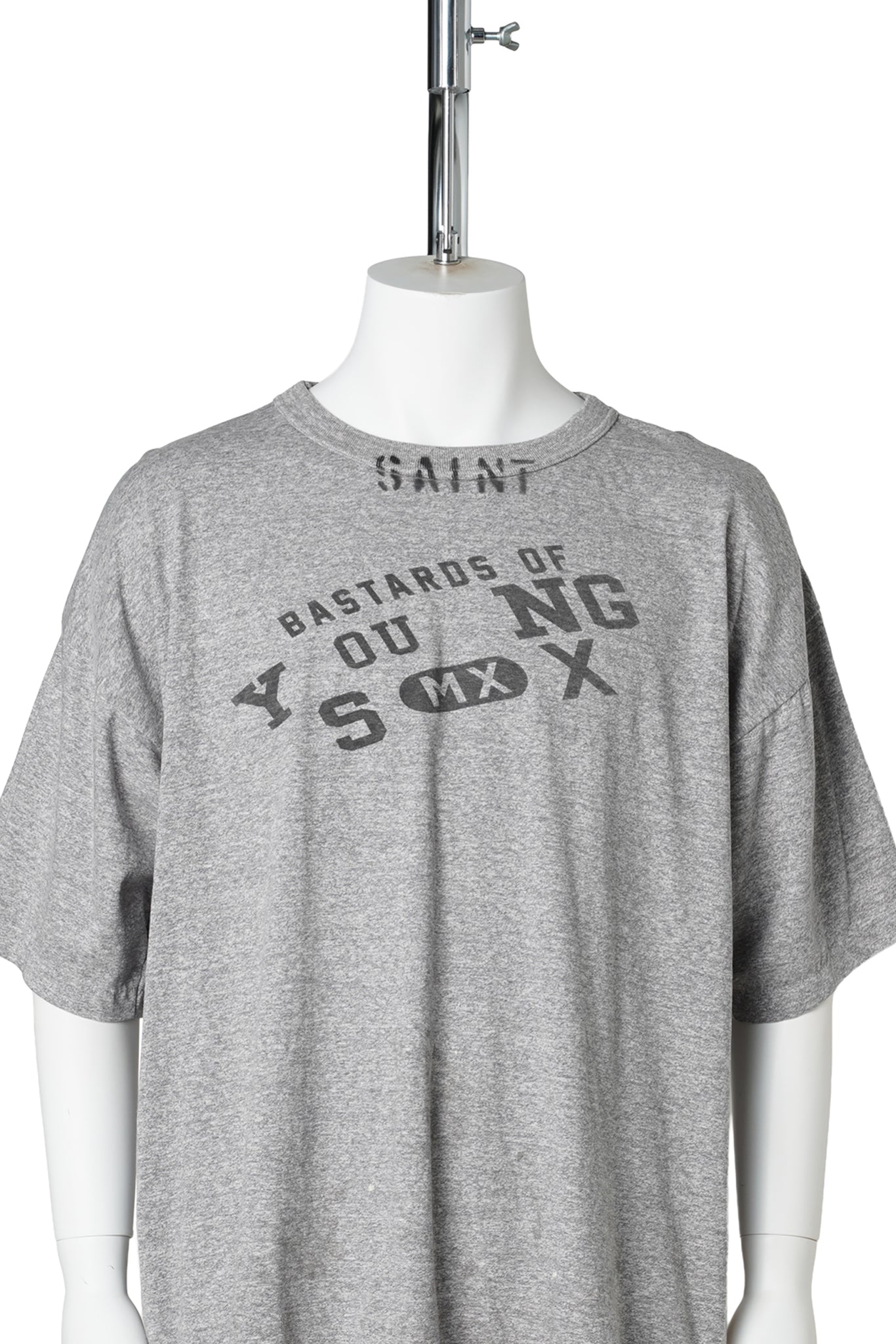SAINT Mxxxxxx x BerBerJin BJ_SS TEE/YOUNG / GRAY