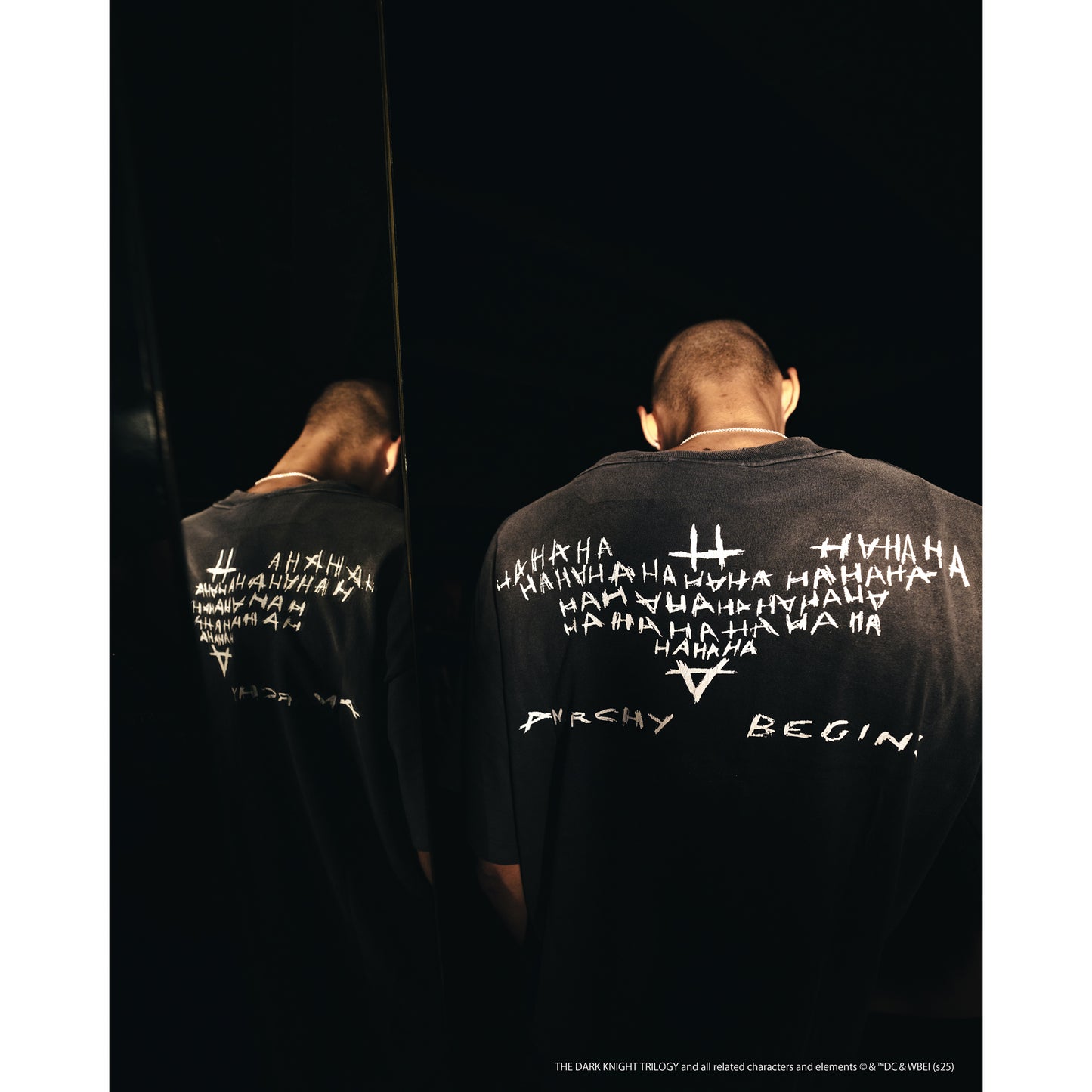 SAINT Mxxxxxx x The Dark Knight BTM SS TEE/DARKNIGHT / BLACK