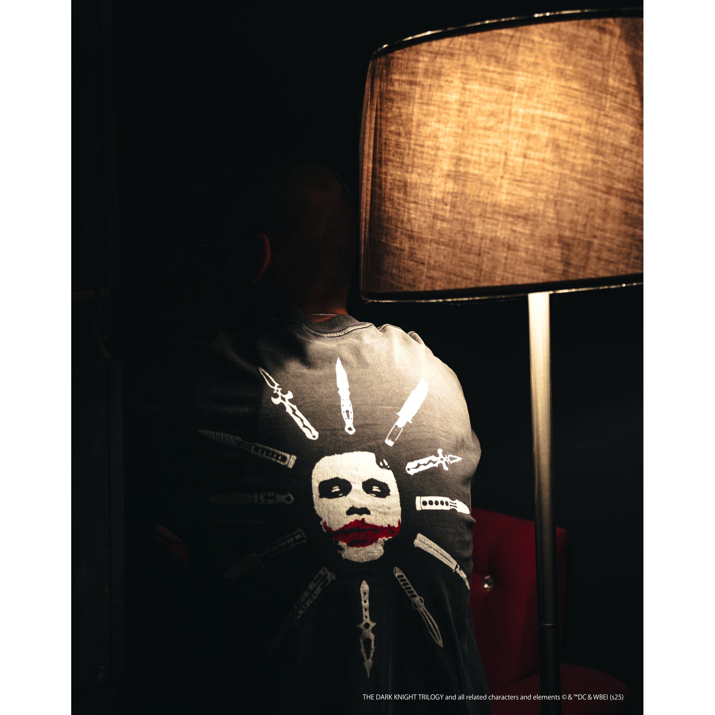 SAINT Mxxxxxx x The Dark Knight BTM SS TEE/LIP / BLACK