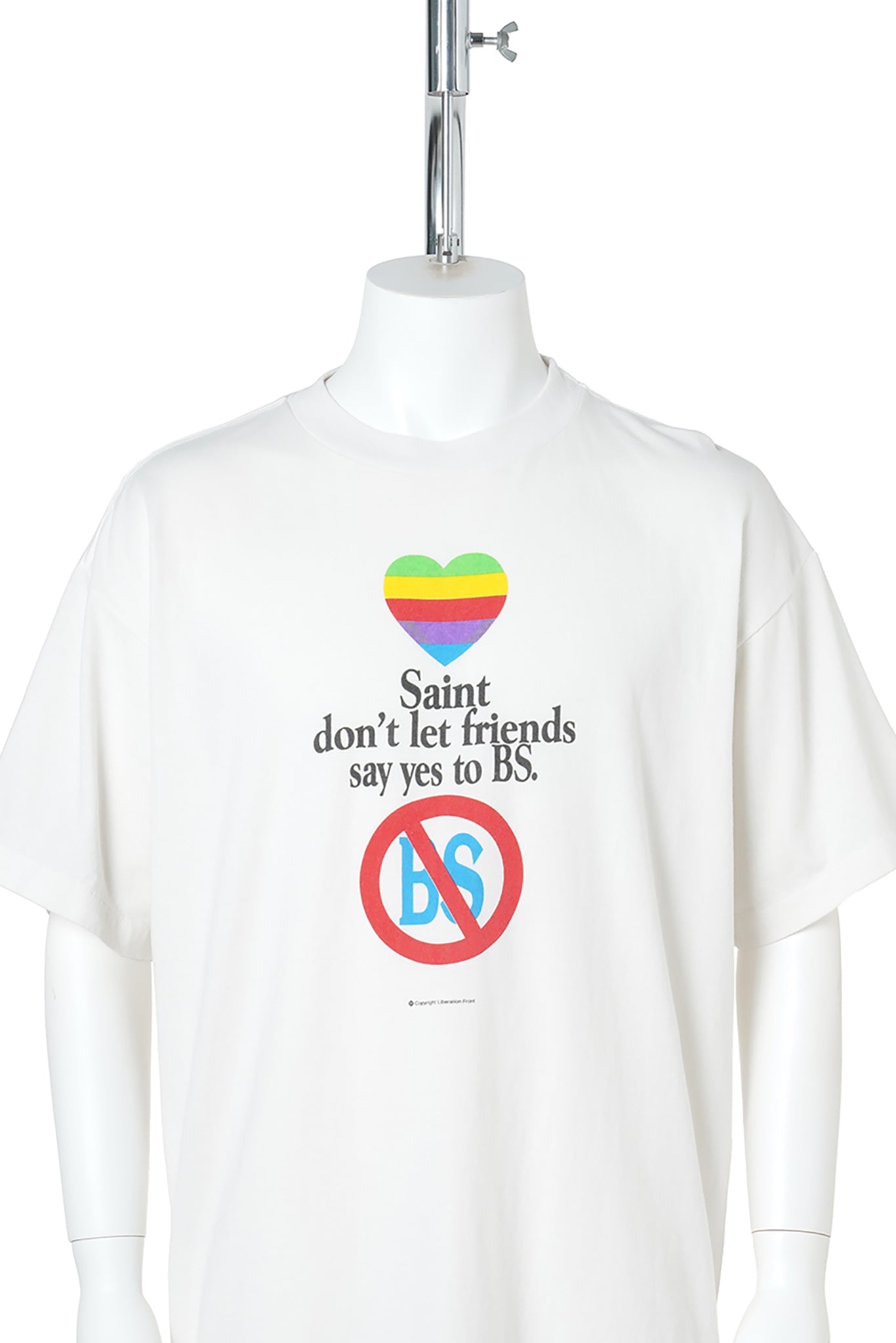 SS T-SHIRT/don't / WHITE