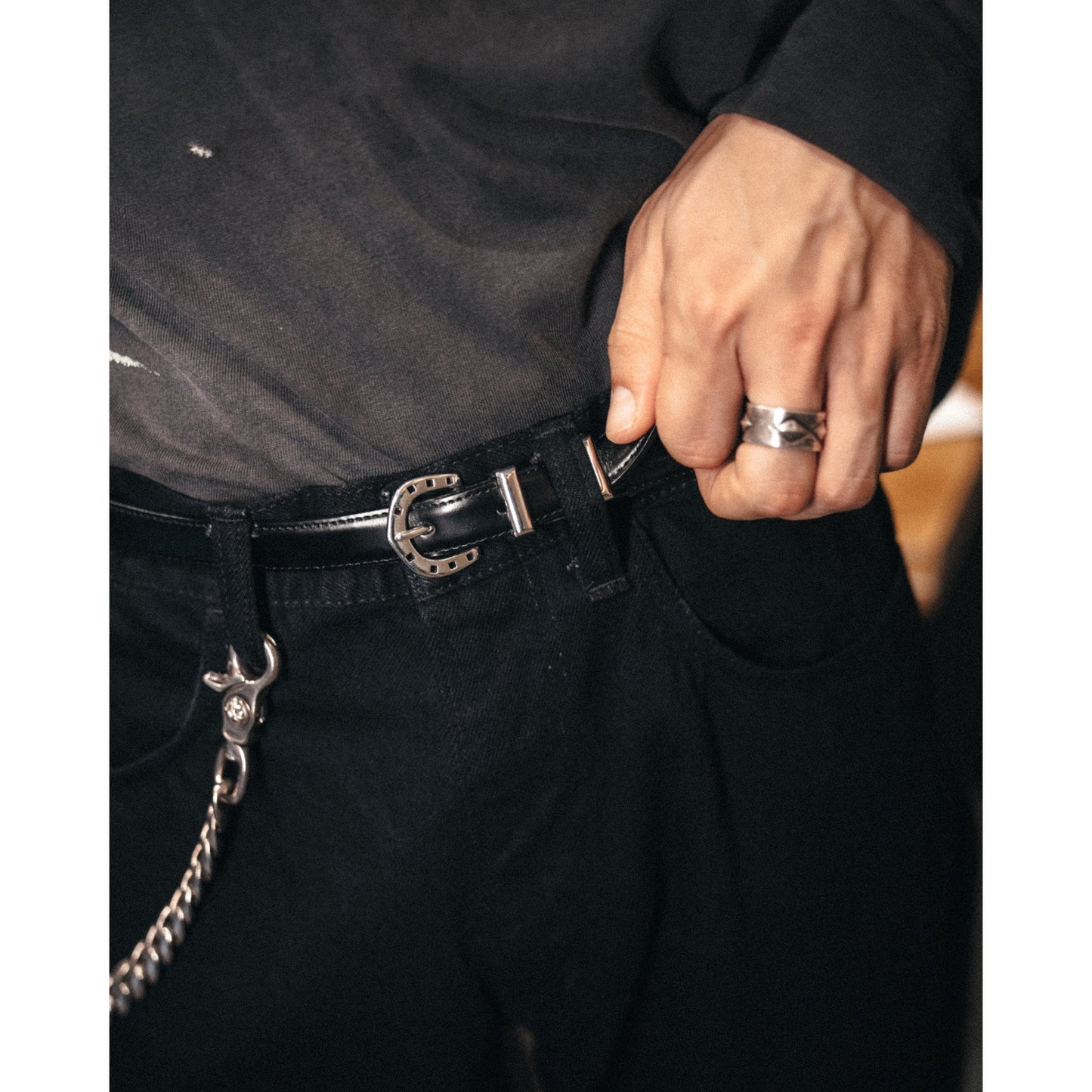 BELT/SAINT / BLACK+SILVER
