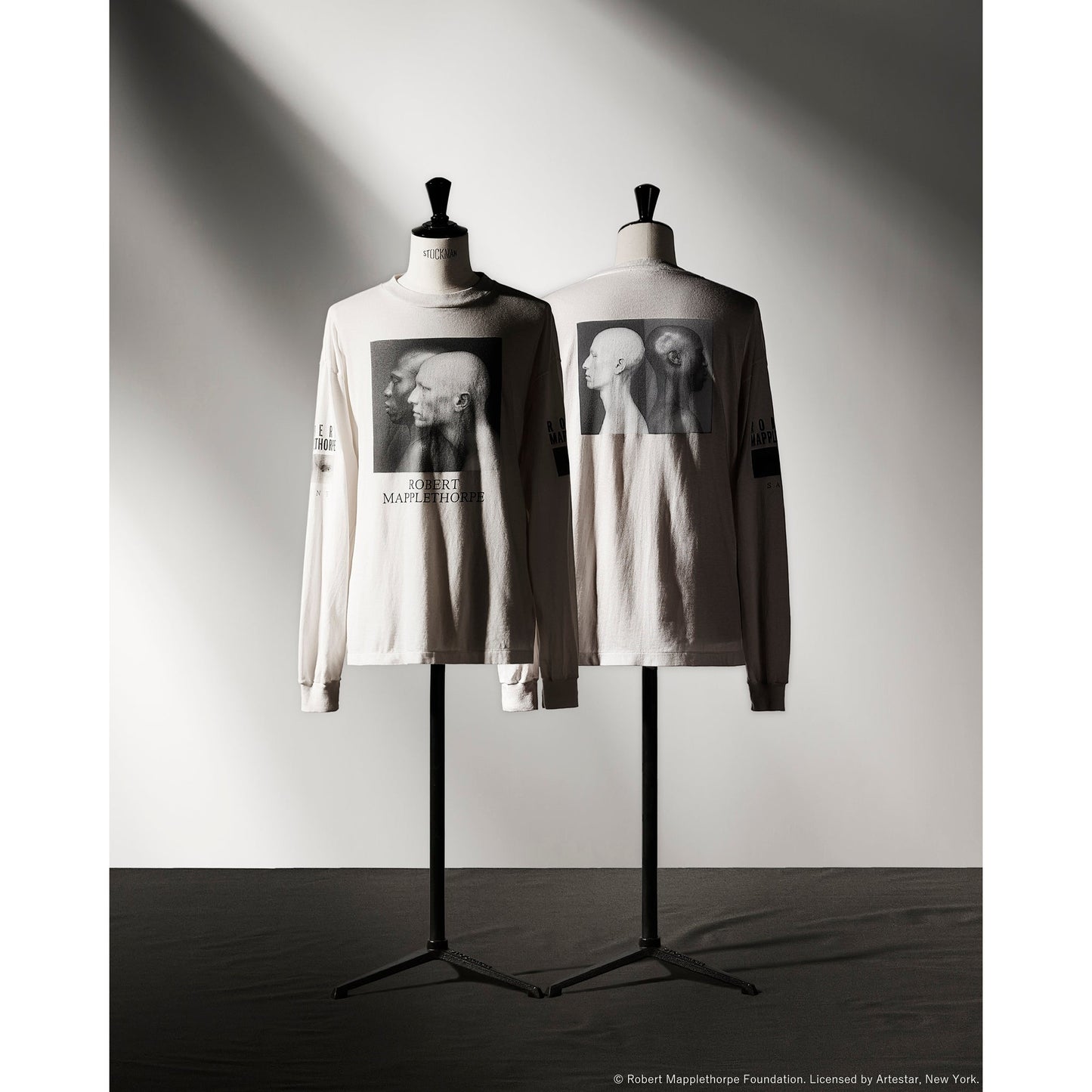SAINT Mxxxxxx_Robert Mapplethorpe MT_LS T-SHIRT/KENMOODY / WHITE