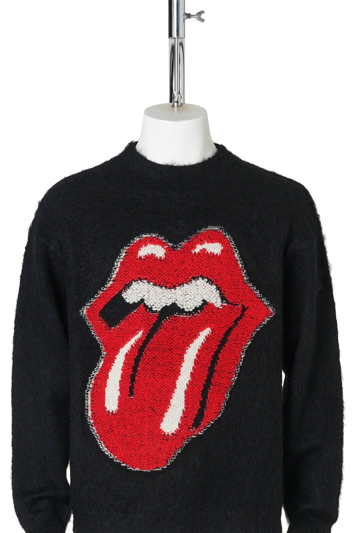 SAINT Mxxxxxx x The Rolling Stones TRS_CRW N KNIT/LIPS&TOHGUE / BLACK