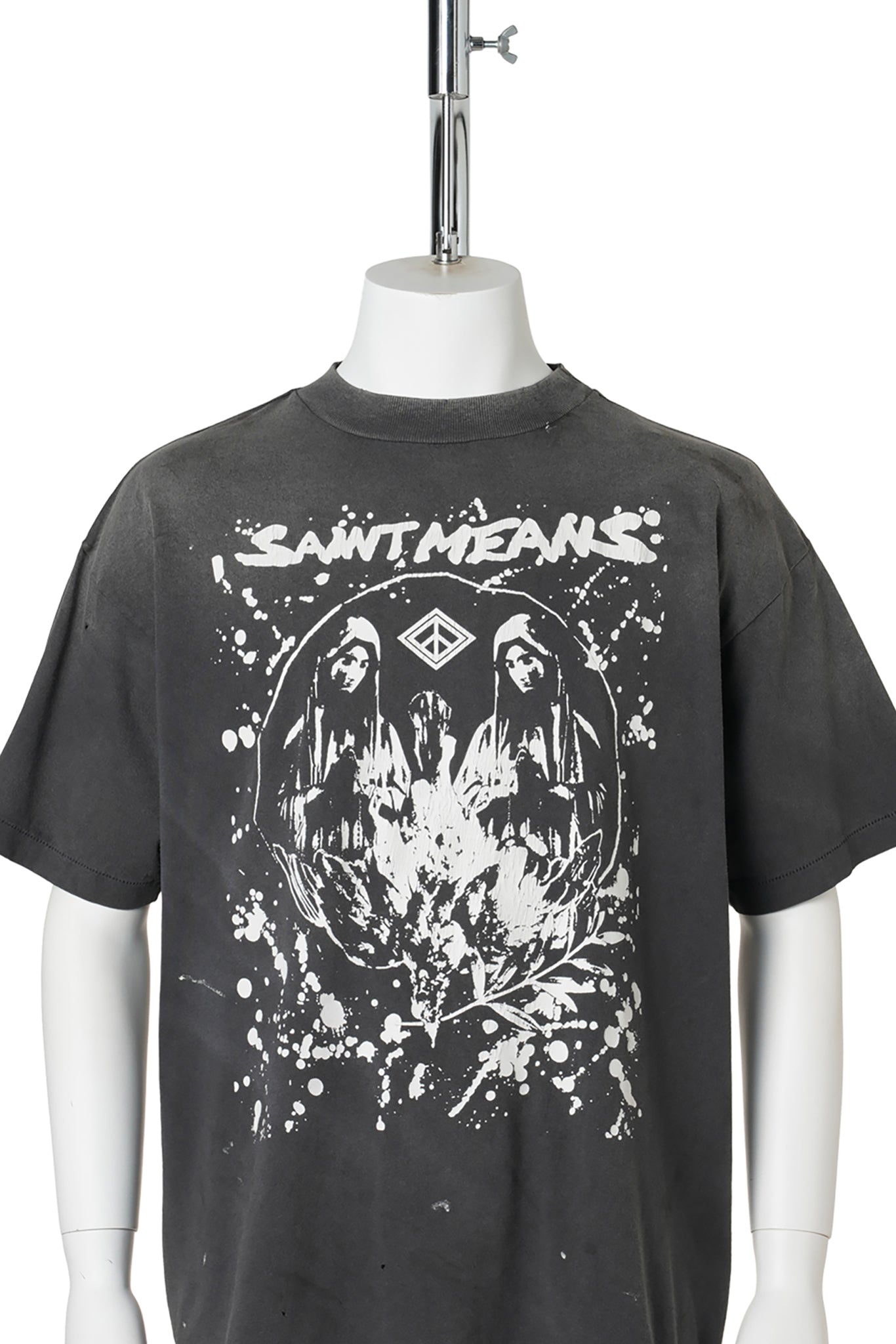 SAINT Mxxxxxx x blackmeans BKM_SS T-SHIRT/SAINT MEANS / BLACK