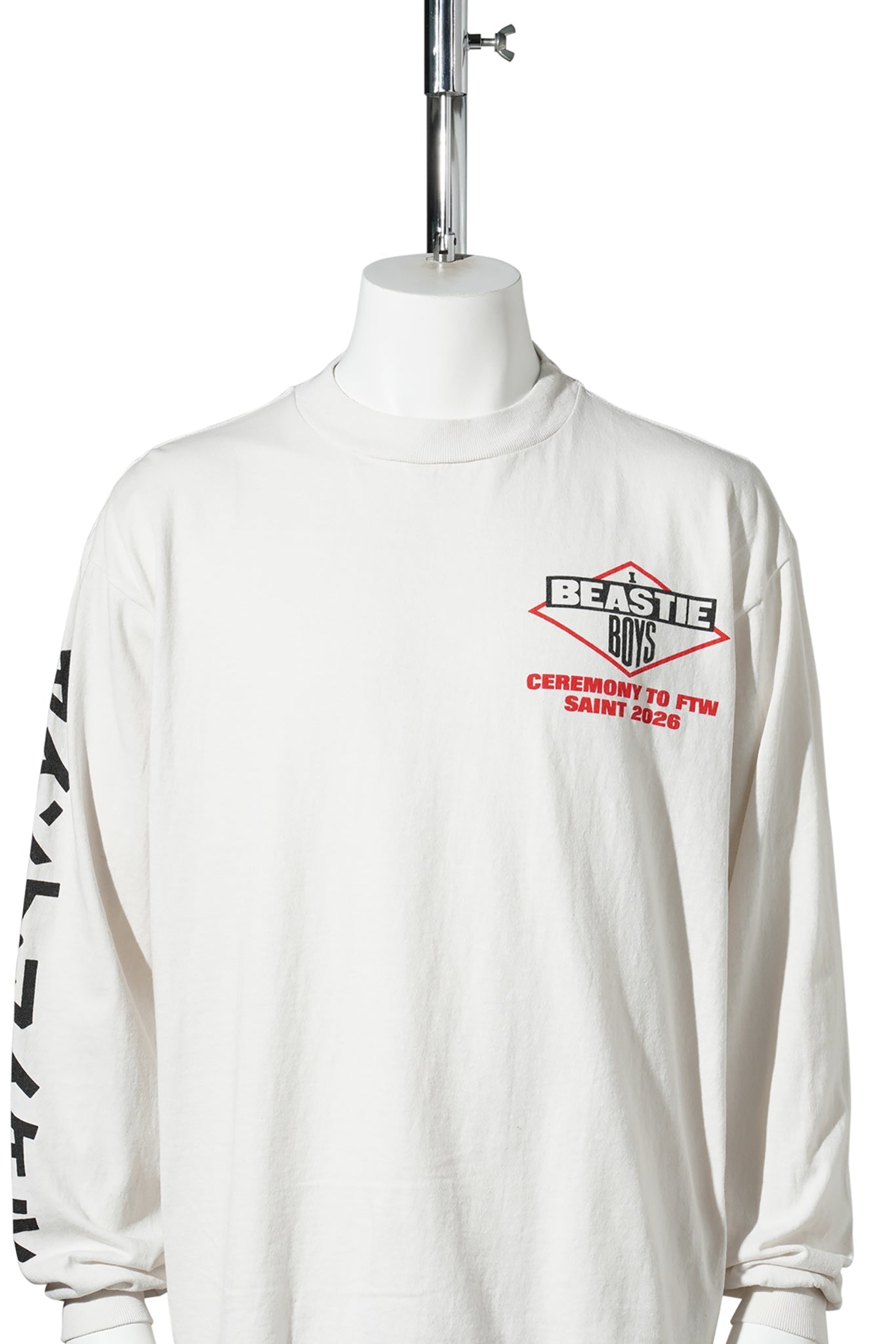 SAINT Mxxxxxx x Beastie Boys BTB_LS T-SHIRT/BEASTIEBOYS / WHITE