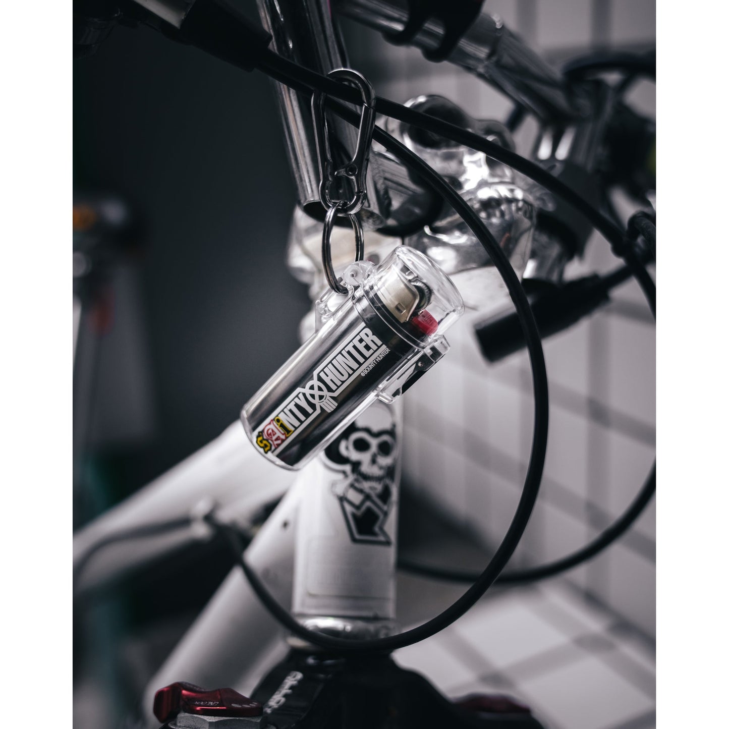 SAINT Mxxxxxx x BOUNTY HUNTER BH_LIGHTER CASE/MASK MIC / CLEAR