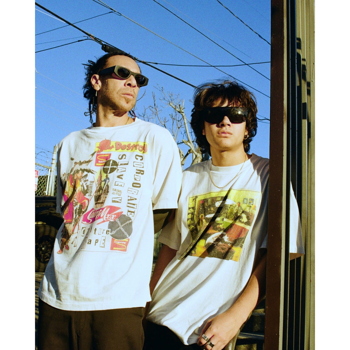 SAINT Mxxxxxx x Jamie Reid JR_SS T-SHIRT/JAMIE REID / WHITE