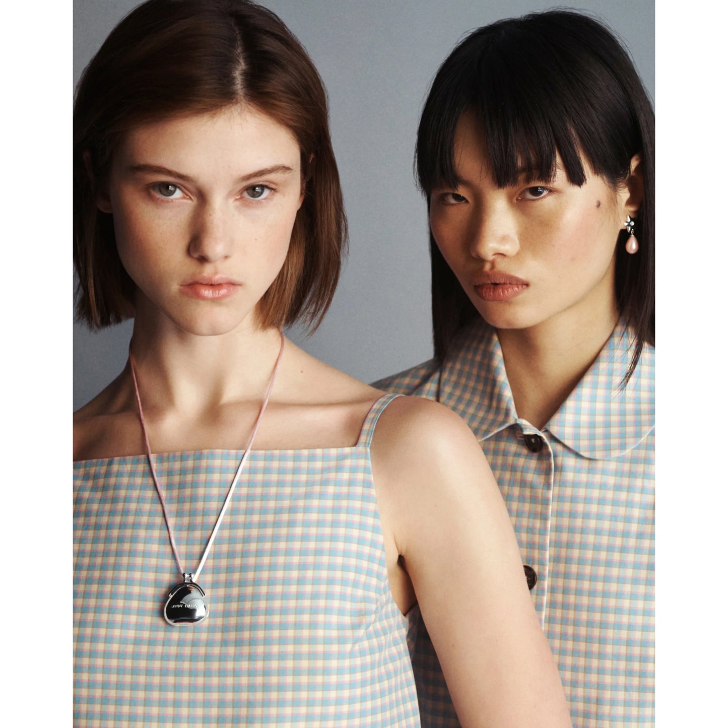 PURSE NECKLACE / SHINY SILVER