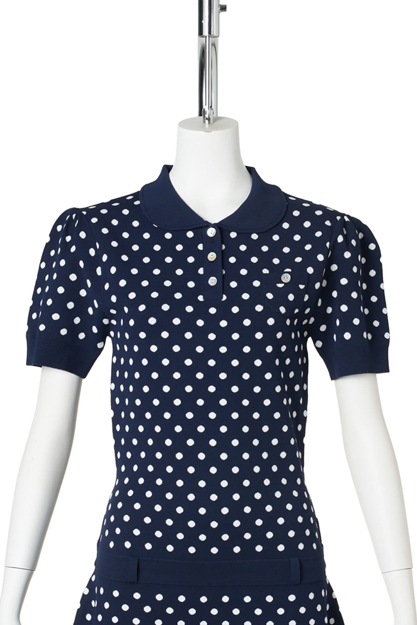 TUMI SWEATER DRESS / NAVY MULTI