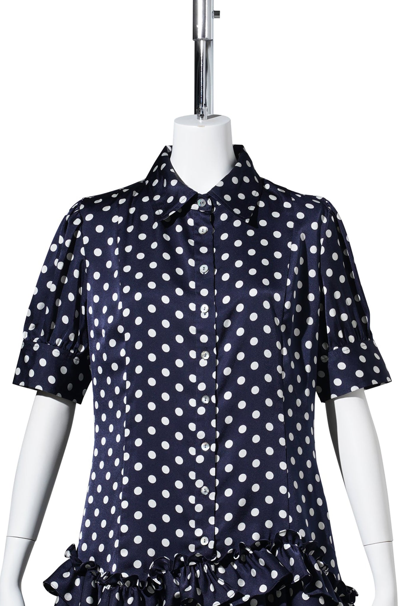 SNOOD DRESS / NAM:NAVY MULTI