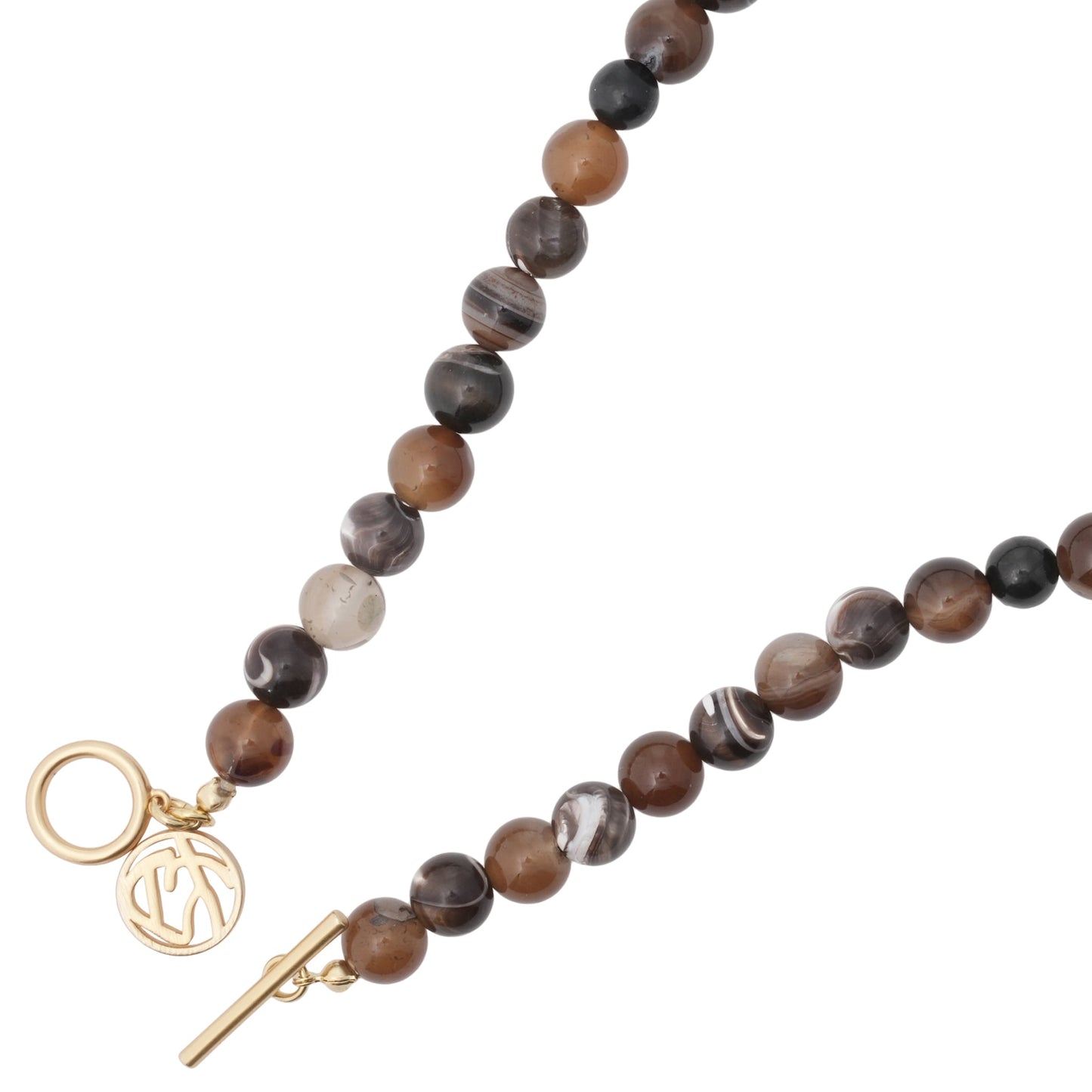 JUZU NECKLACE / BROWN