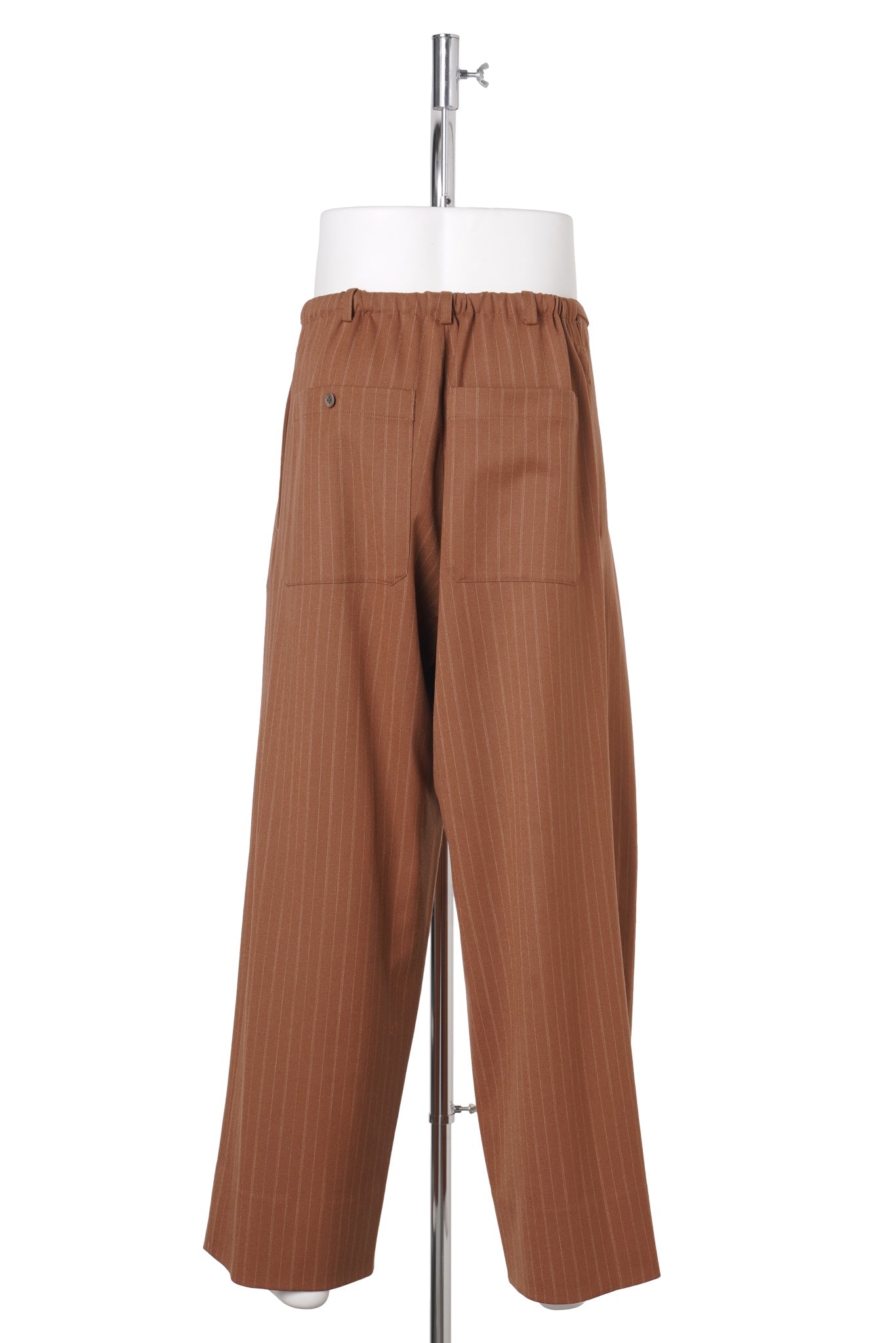 INVERTED TUCK JUDO TROUSERS / BROWN