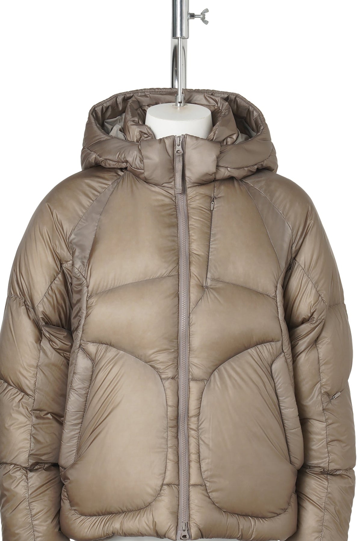 SHIELD PUFFER JACKET / BROWN