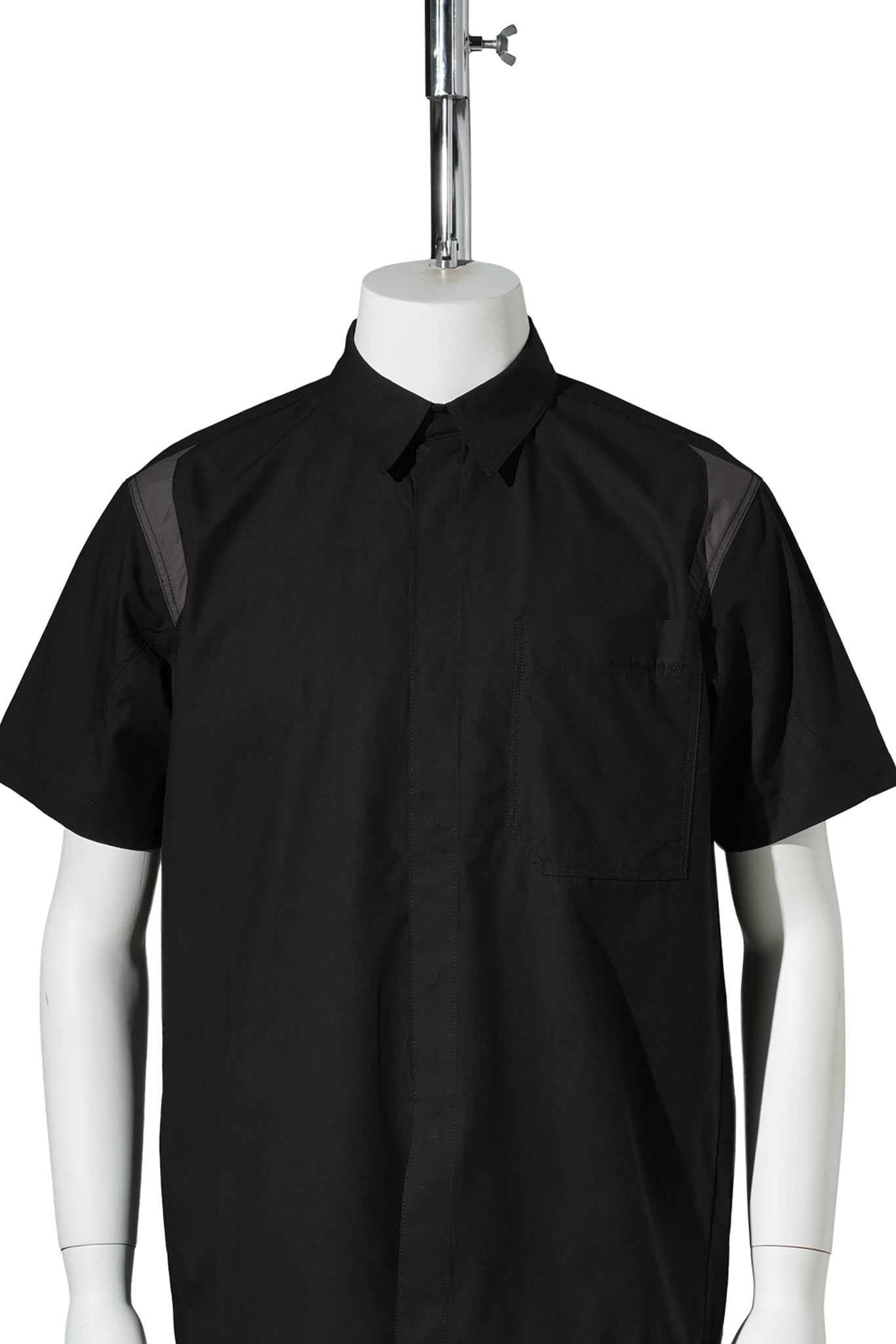 BLOCK SHIRT / BLACK