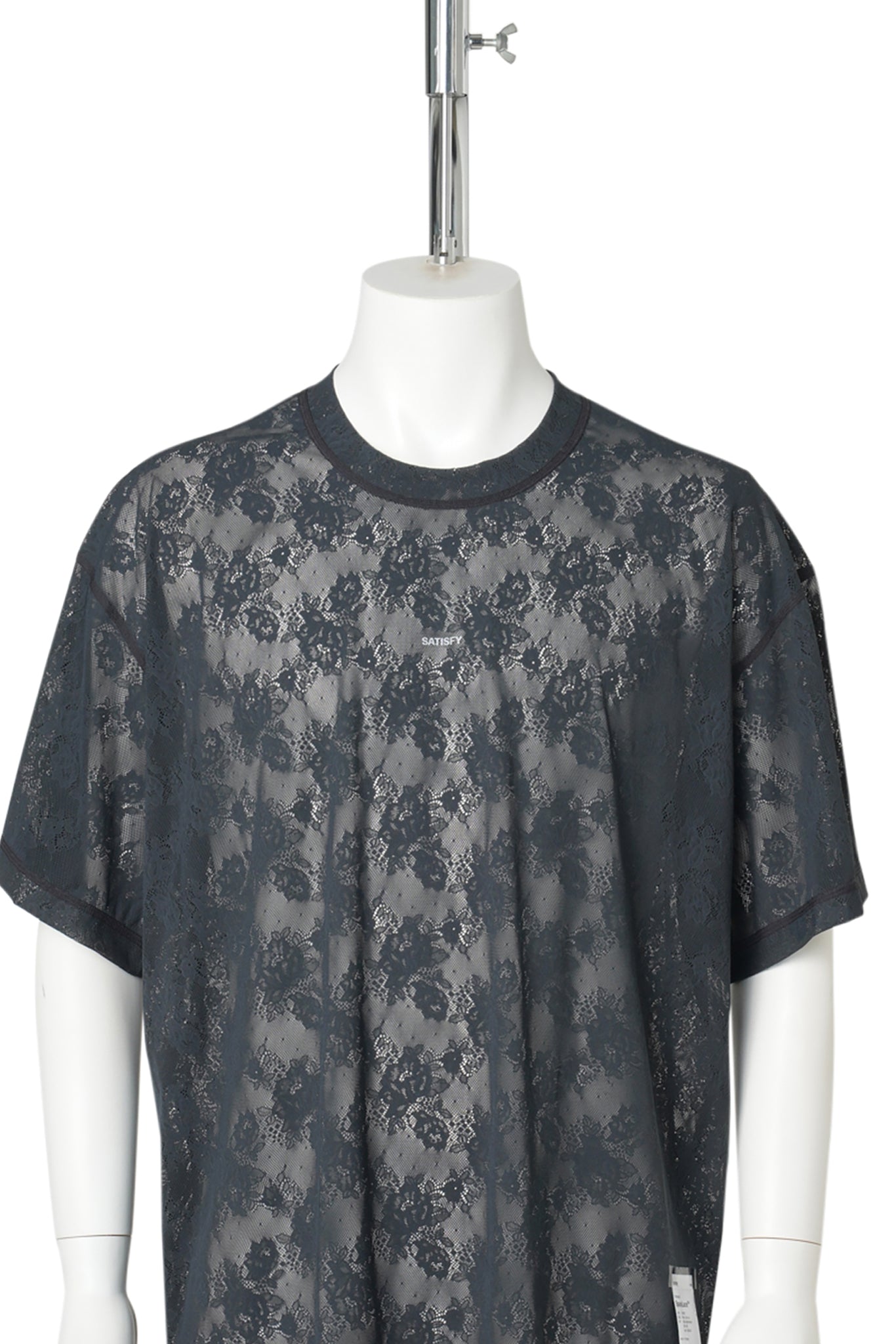 SPACE-LACE T-SHIRT / BLACK