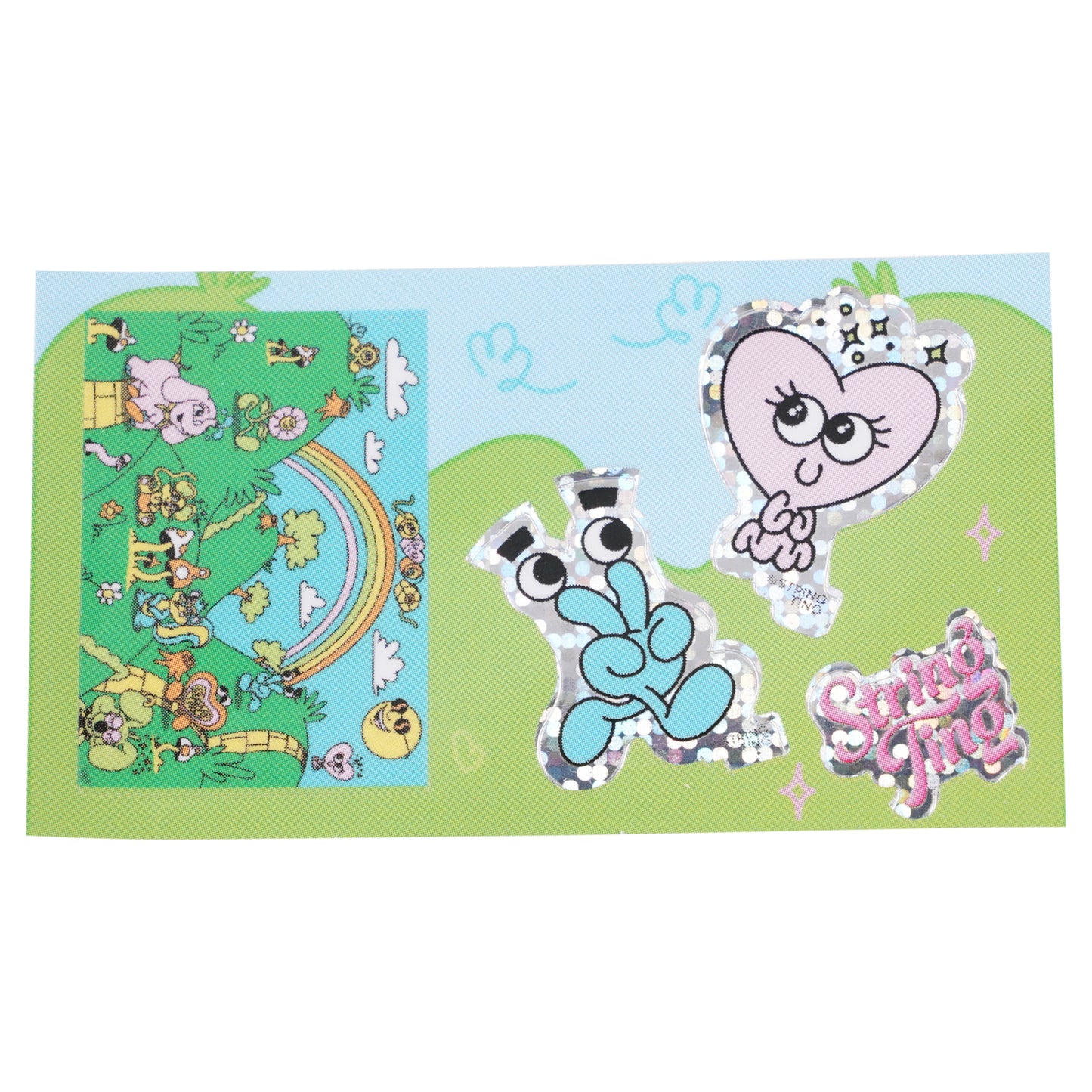 RAINBOW KAWAII WRISTLET PHONE STRAP