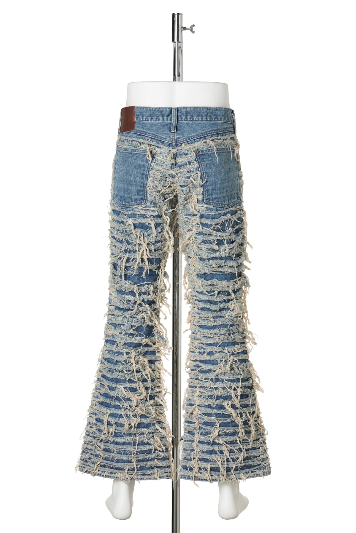 SLASHER MODERN DENIM PANTS FLARED CUT / FADED INDIGO