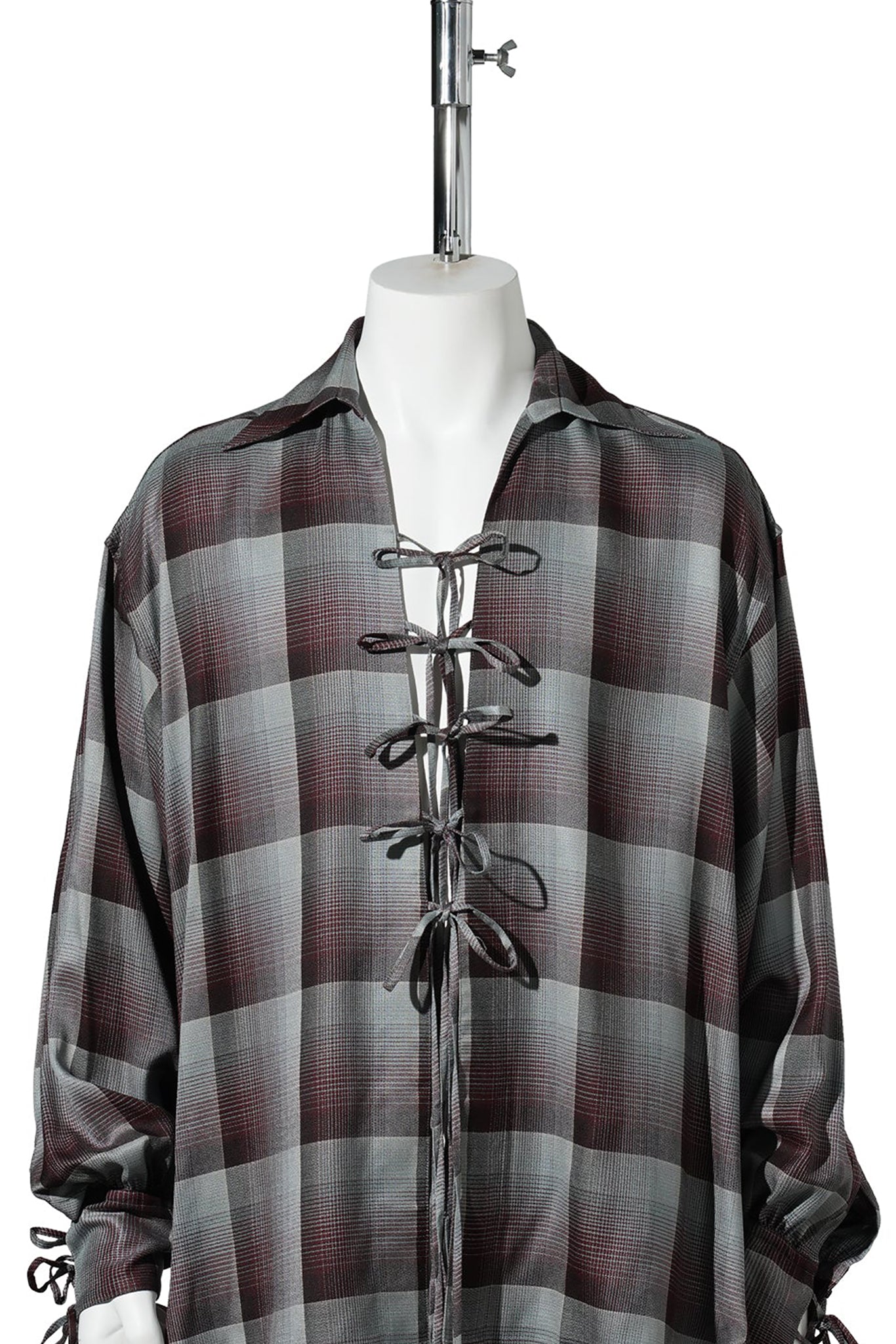 OMBRE STRING SHIRT / RED x MINT
