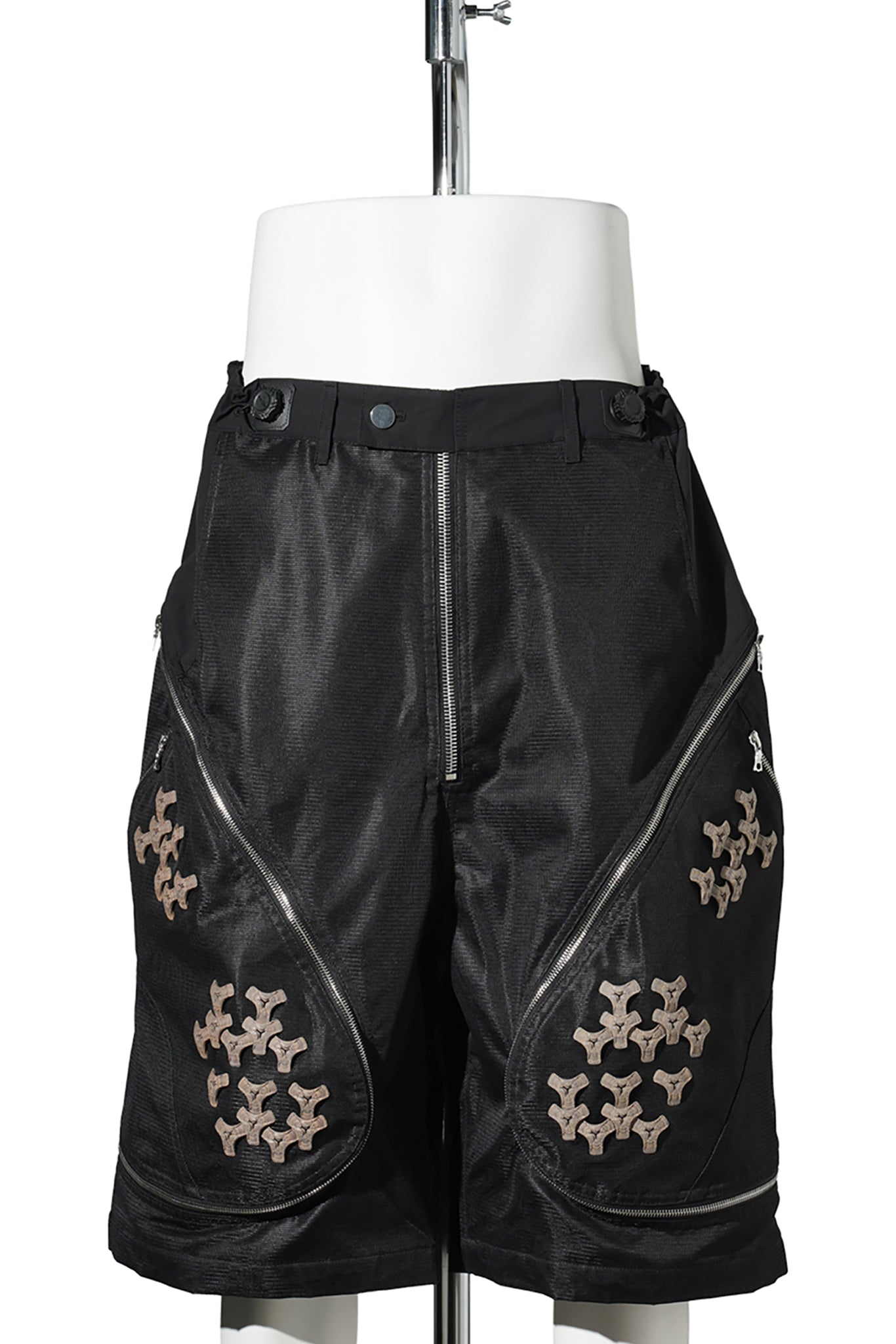 3D PRINTED TRANSFORMABLE SHORTS / ROCK BROWN 3D PRINTED