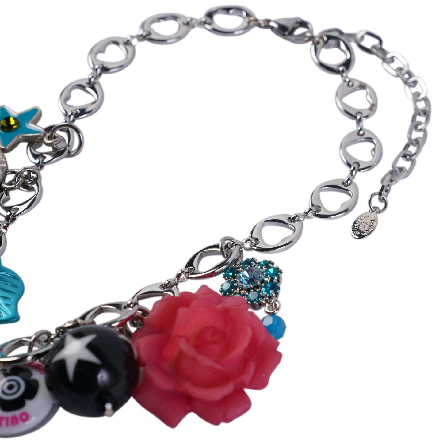 SUMMER OF 95’ NECKLACE / MULTI RED/BLUE