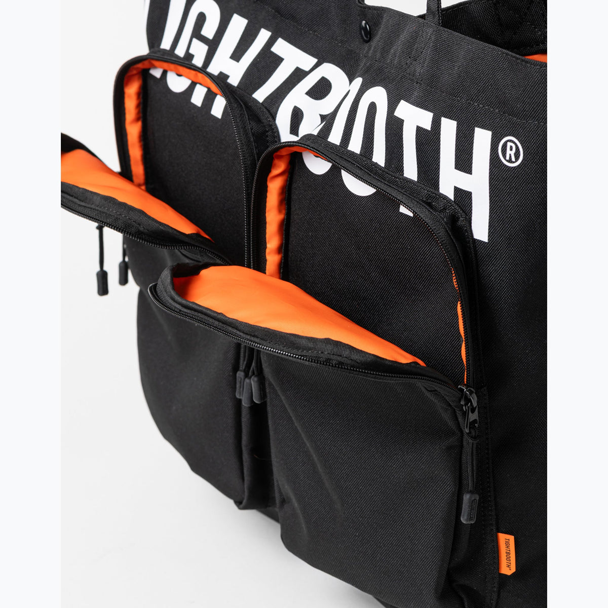 DOUBLE POCKET TOTE / BLACK