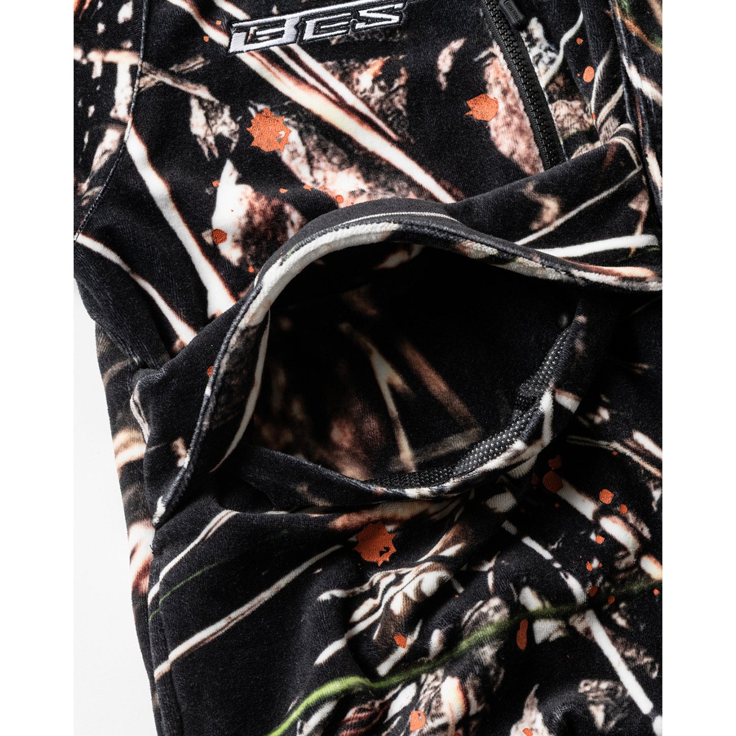 TACTICAL VELOUR CAMO JKT(TIGHTBOOTH x BES)/ CAMO