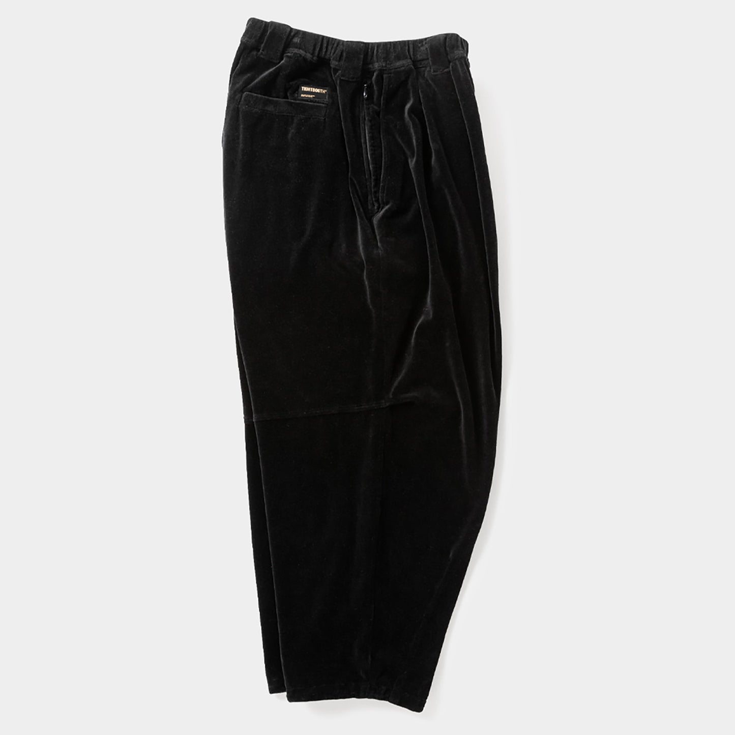 VELOUR BALLON PANTS / BLACK