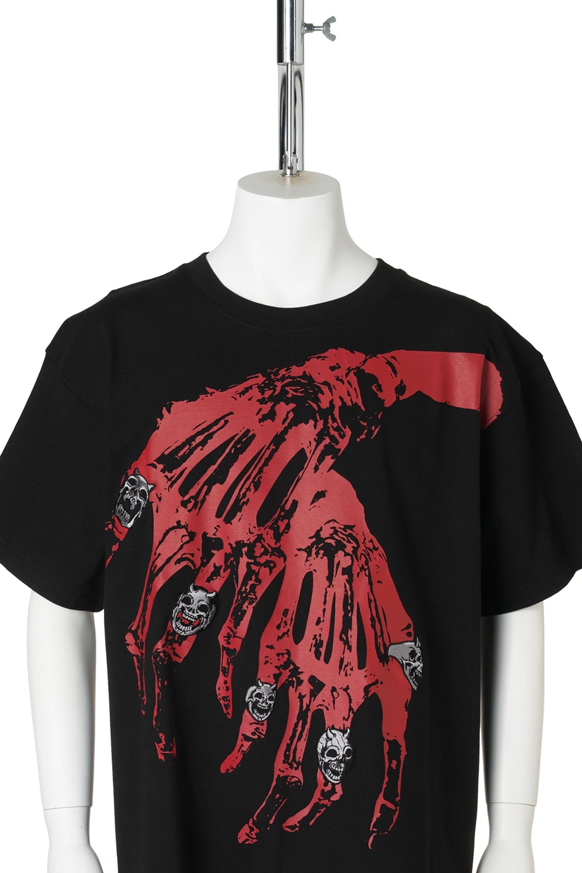 TC BONE CROSS T-SHIRT / BLACK