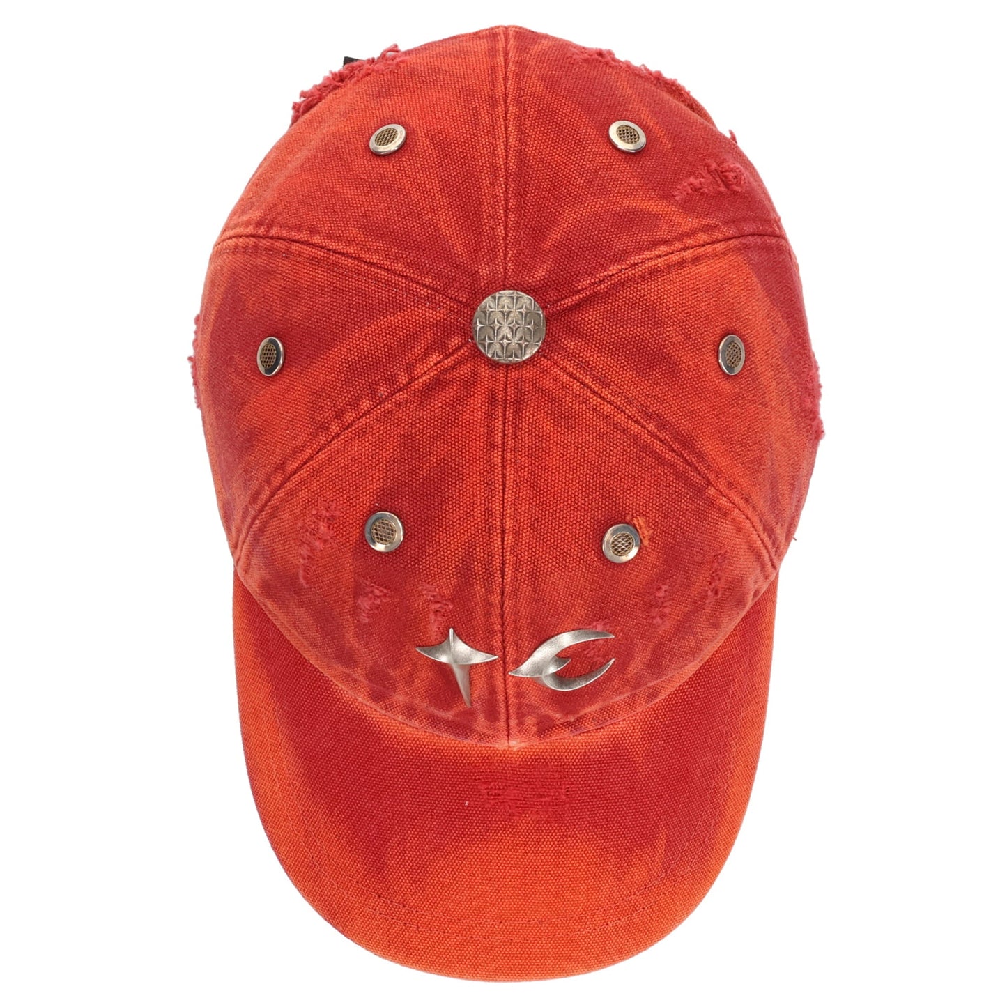 TC TWO TONE WASHED CAP / RED
