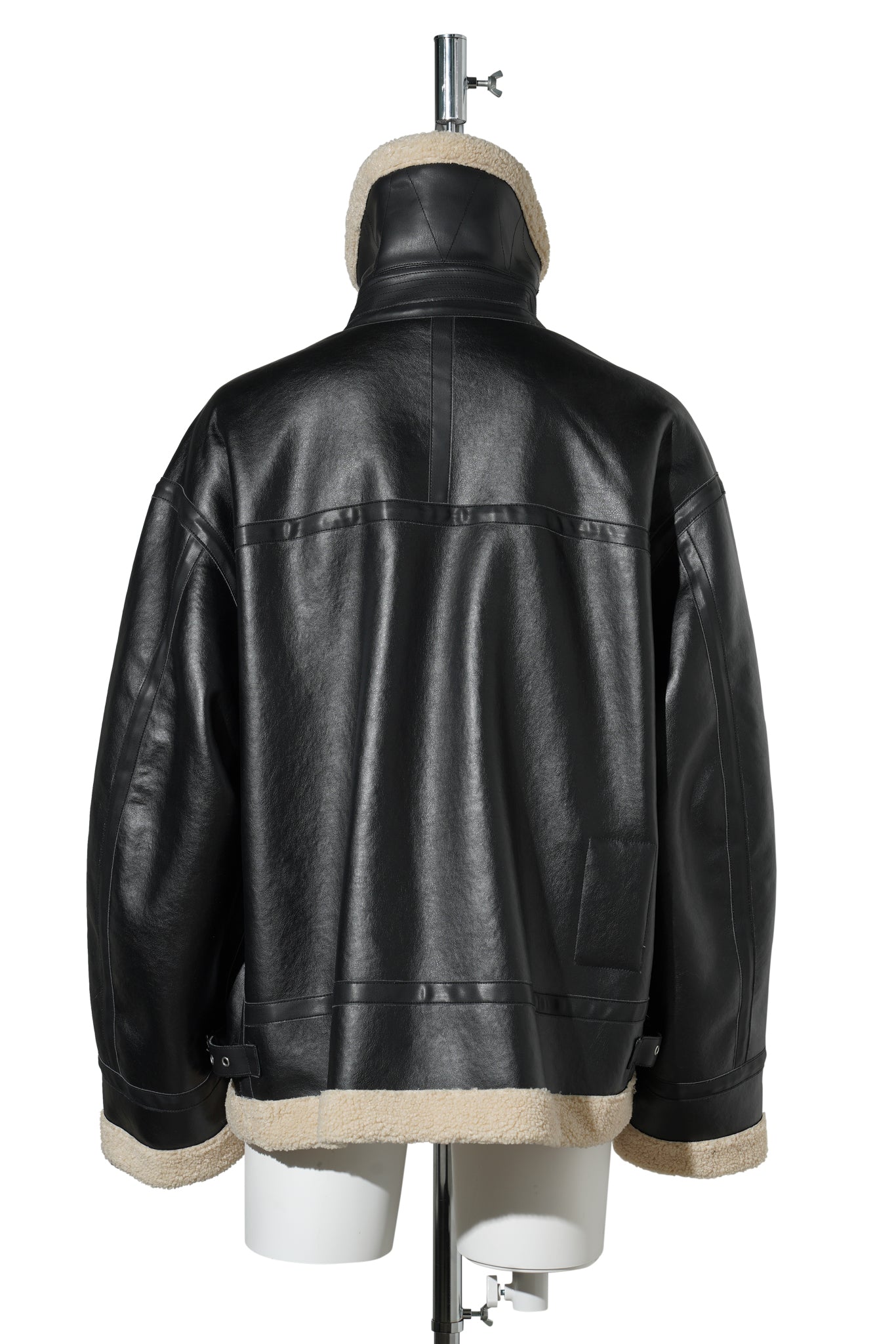 FAUX FUR SACK JACKET / 006:BLACK