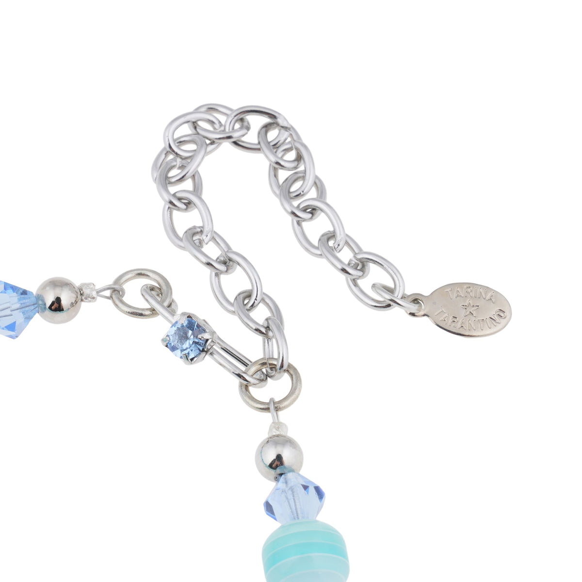 STRIPE NECKLACE / BLUE