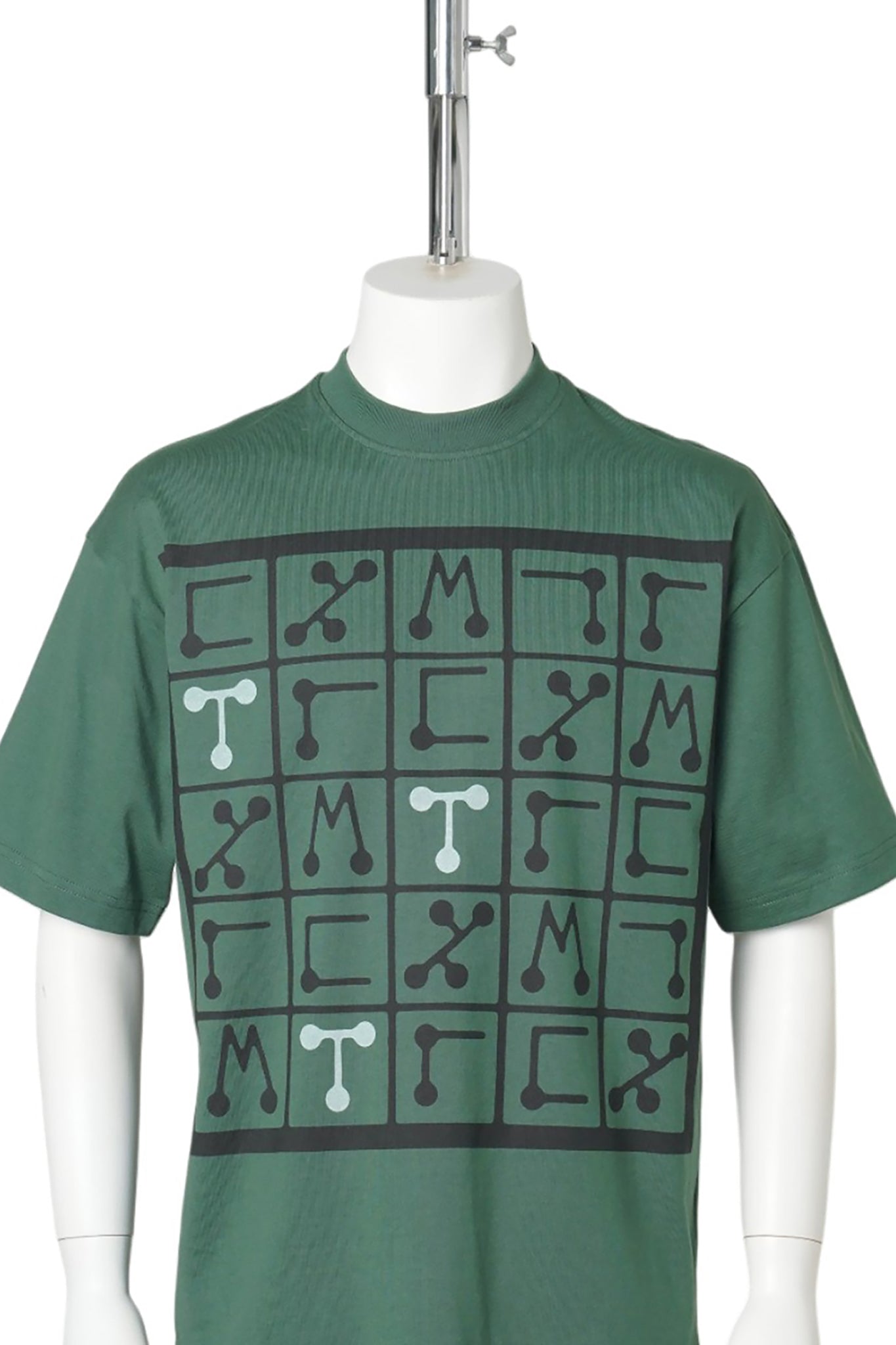 TTT SQUARES T-SHIRT / GREEN