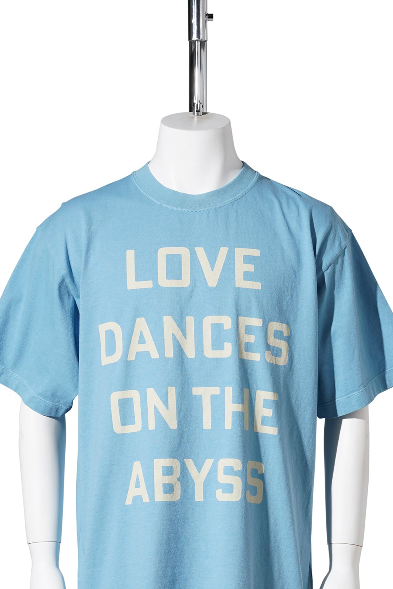 T-SHIRT JERSEY,OVE,PR."LOVE DANC..ABYSS" | VALENTINO | COTTON JERSEY / BLM:CELESTE/BURRO