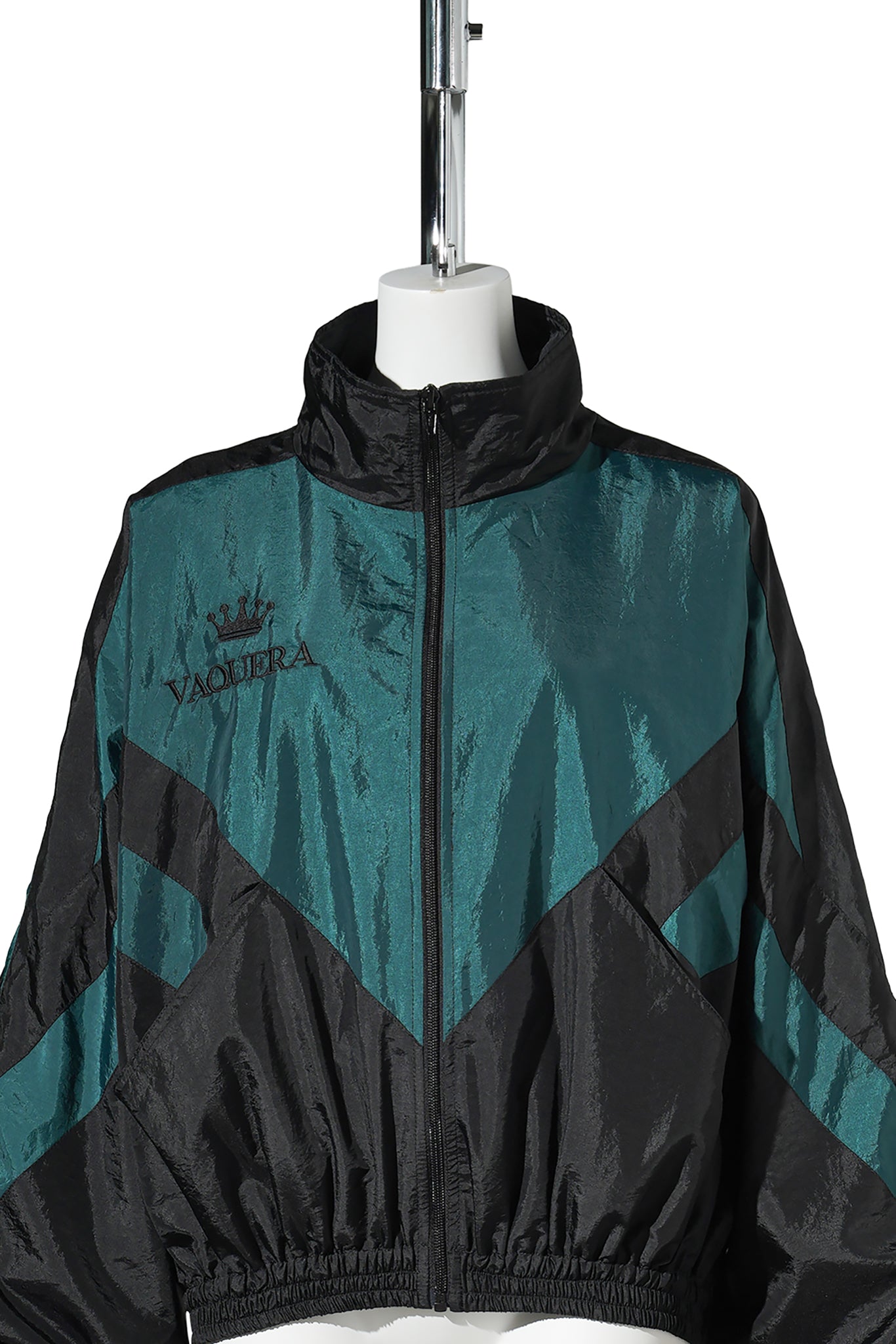 WOMEN WINDBREAKER WOVEN / BLACK GREEN
