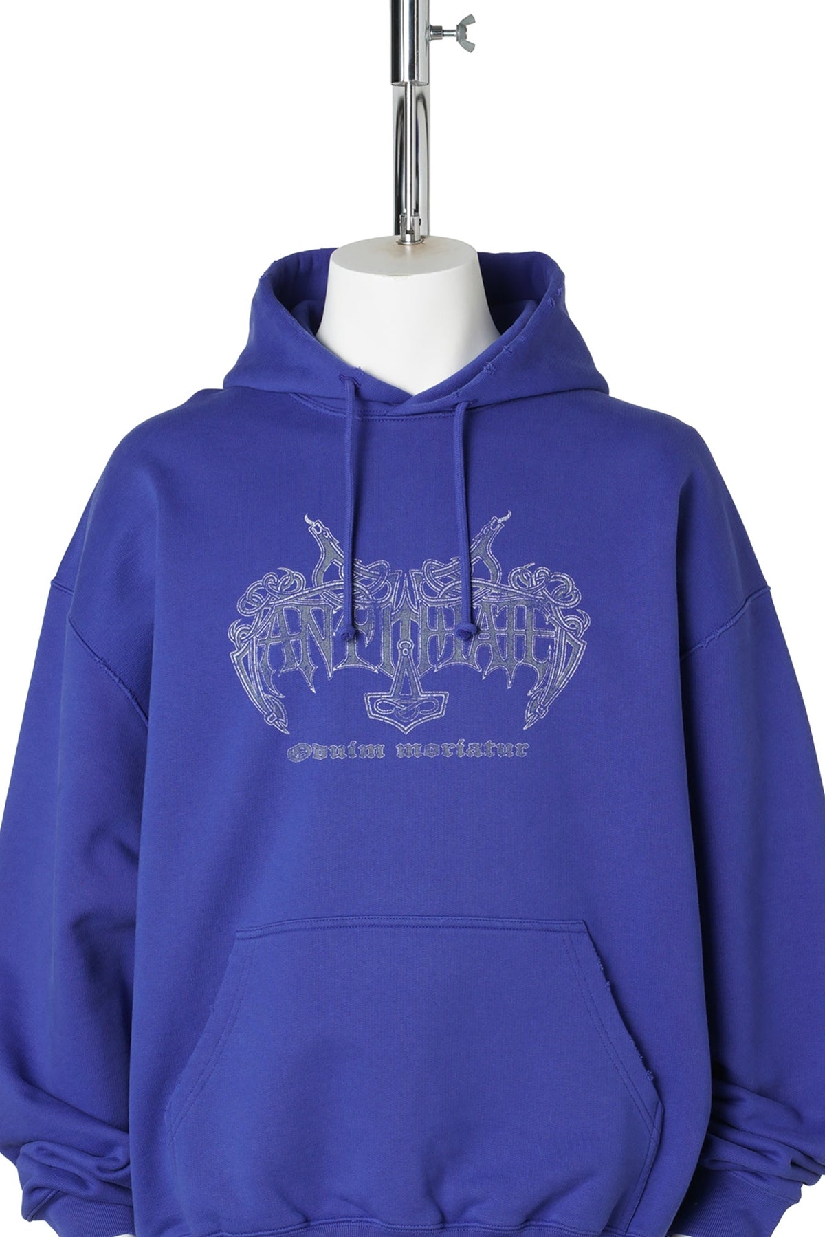 ANTIHATE OVERSIZED HOODIE / BLUE
