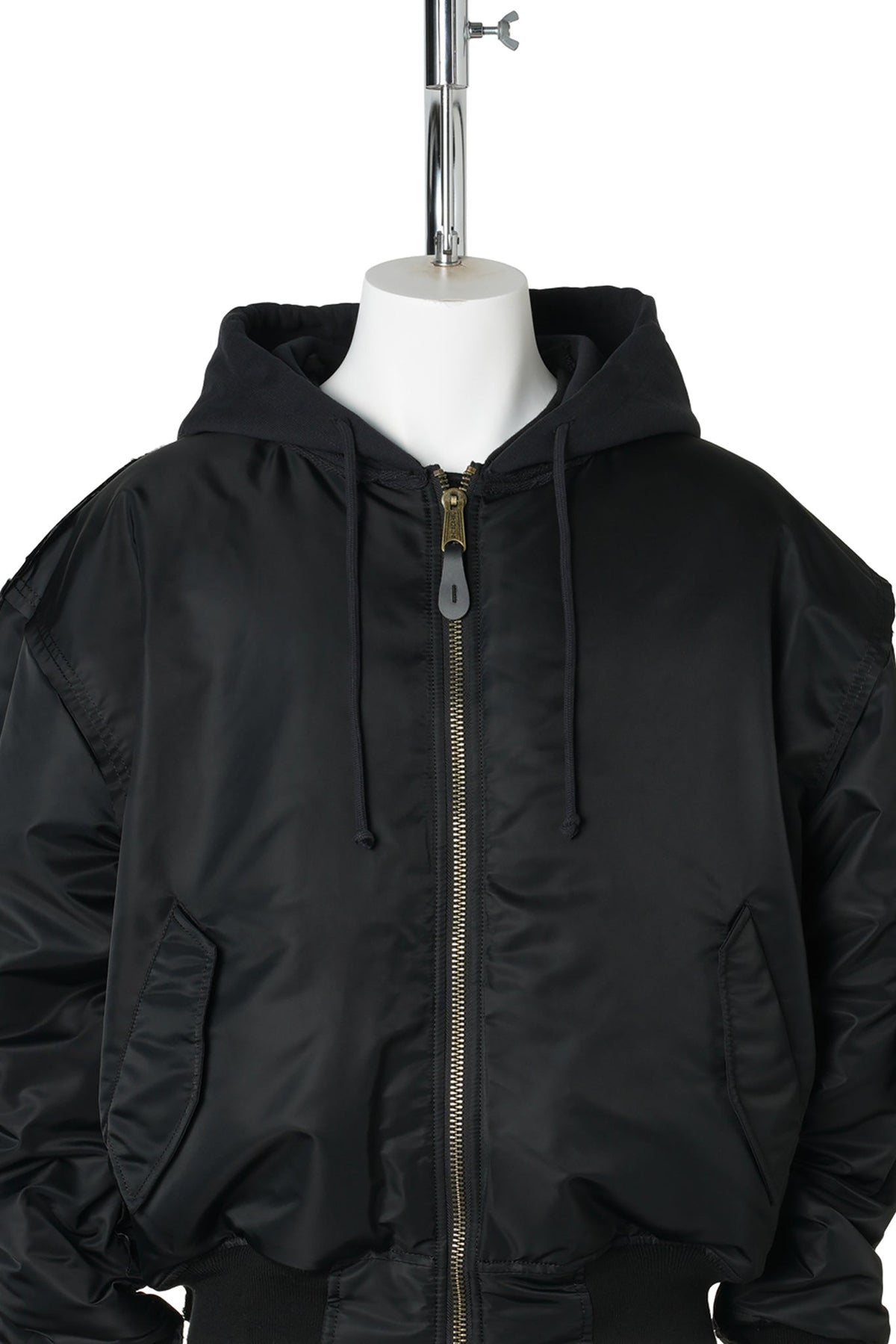 RECONSTRUCTED BOMBER JACKET / BLACK