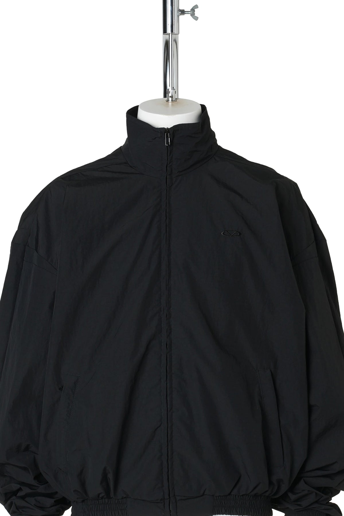 CUT-UP TRACKSUIT JACKET / BLACK