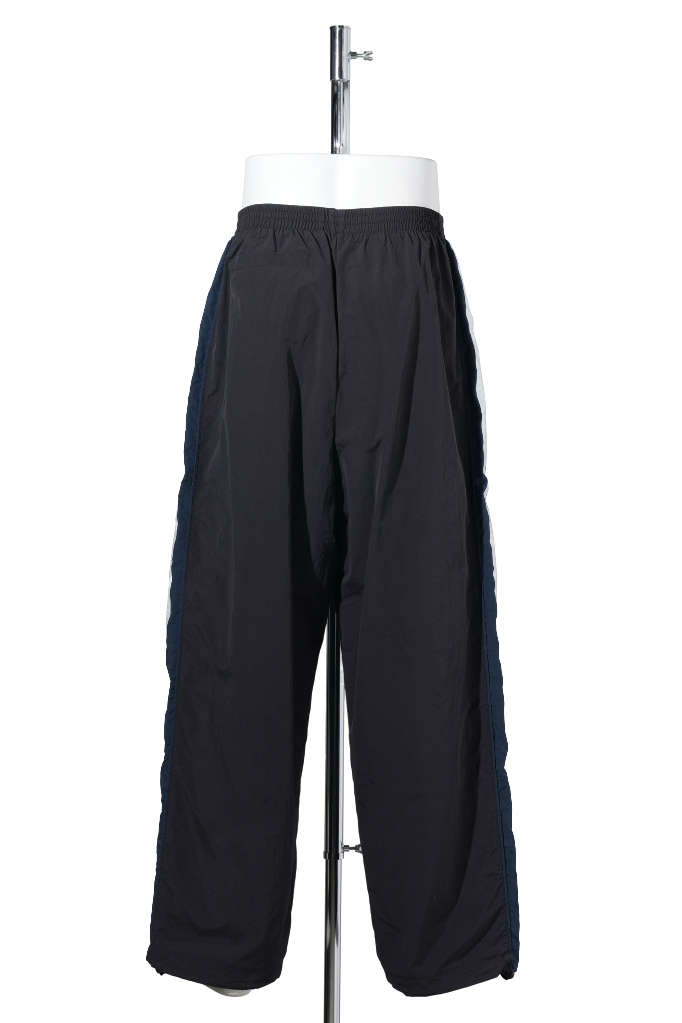 TAPED TRACKSUIT PANTS / BLACK/BLUE