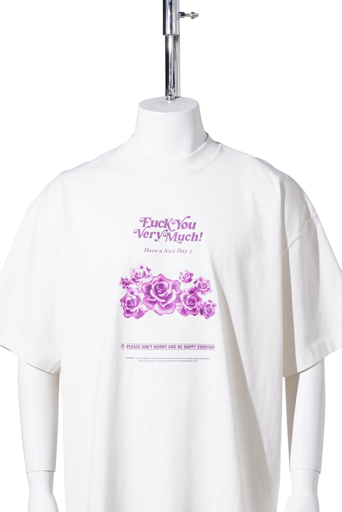 FUCK YOU VERY MUCH T-SHIRT / VANILLA