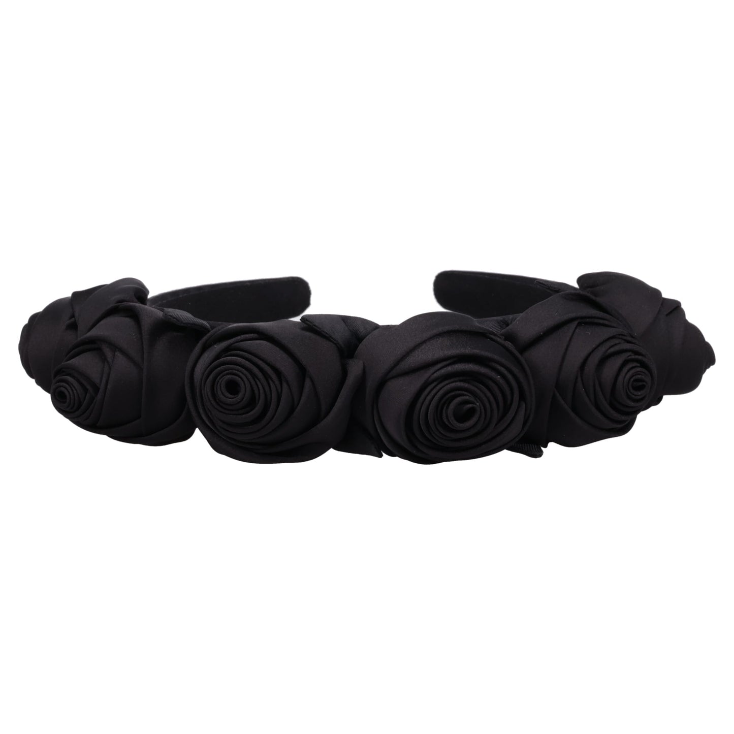 ROSE HEAD BAND / BLACK