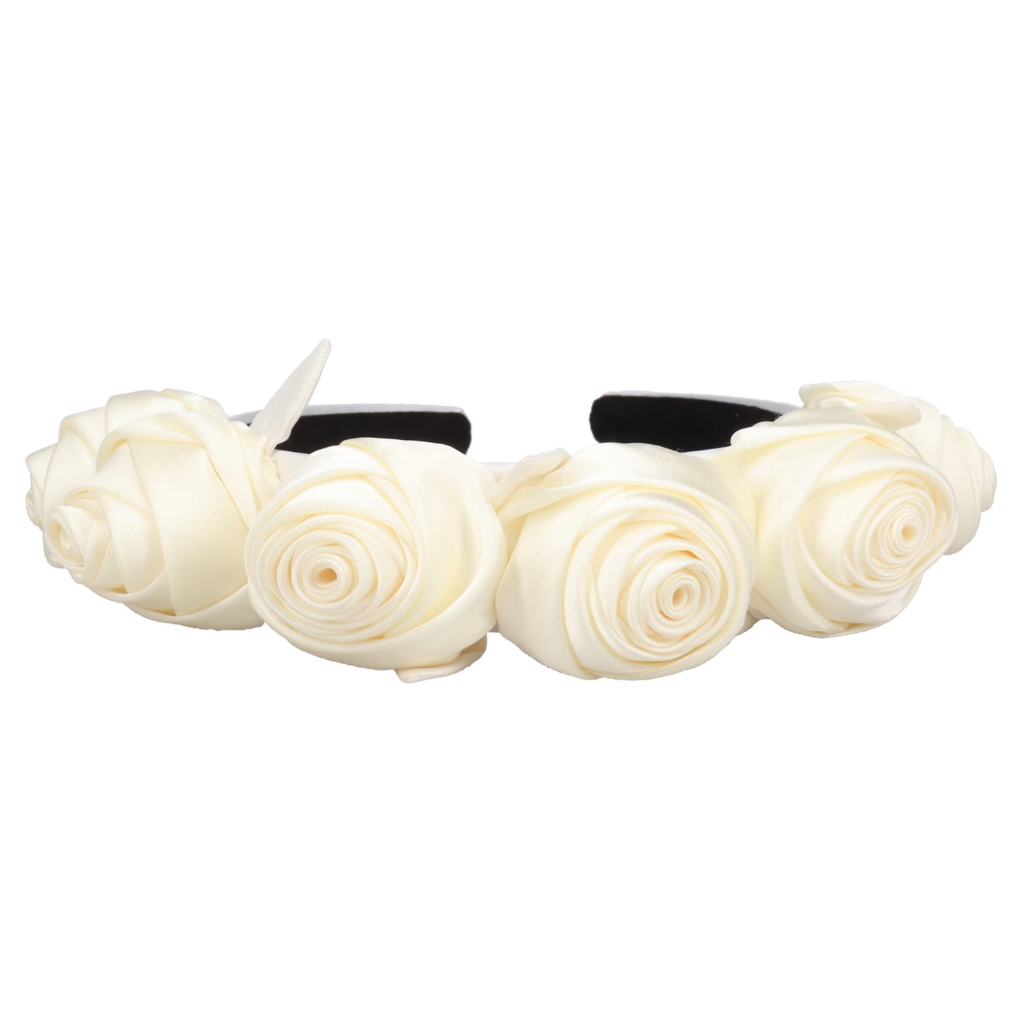 ROSE HEAD BAND / OFF WHITE