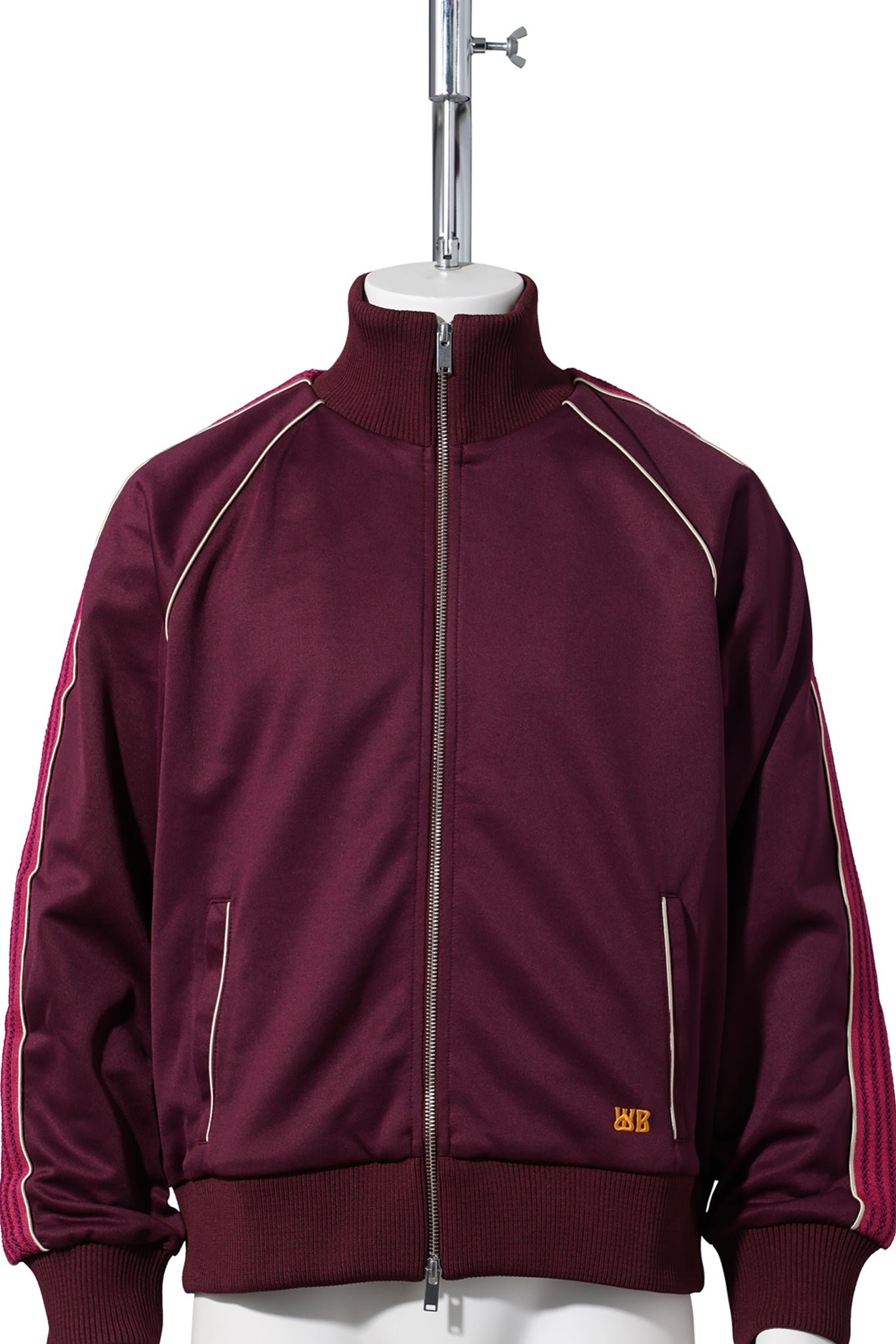 ESSENCE TRACK TOP / BURGUNDY